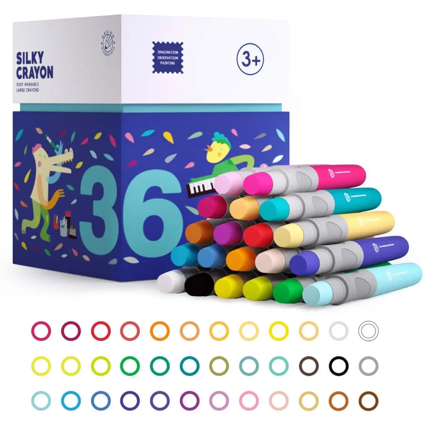 Mideer  washable Silky Crayon  age 3+ - Image 7