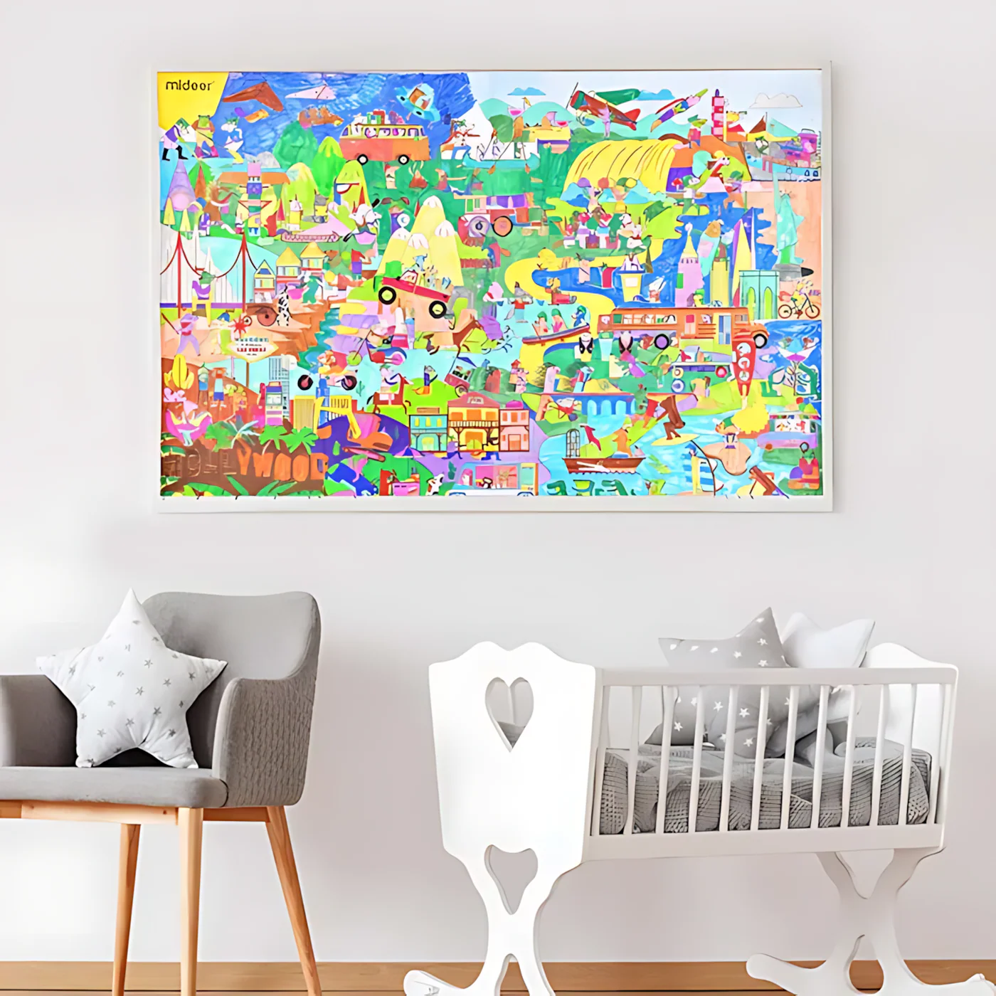 Mideer  World Traveler Coloring Poster Age 3+ - Image 6