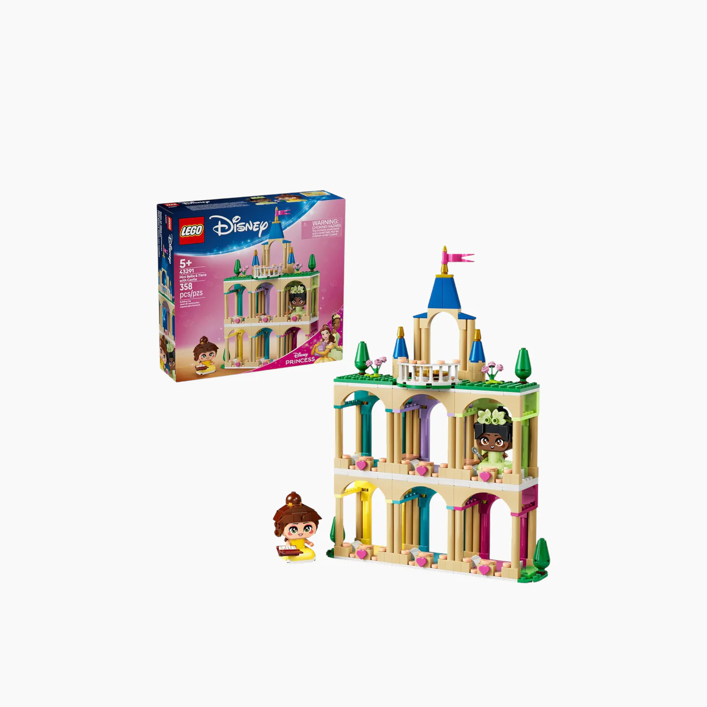 LEGO Mini Belle & Tiana with Castle- 358 Pcs