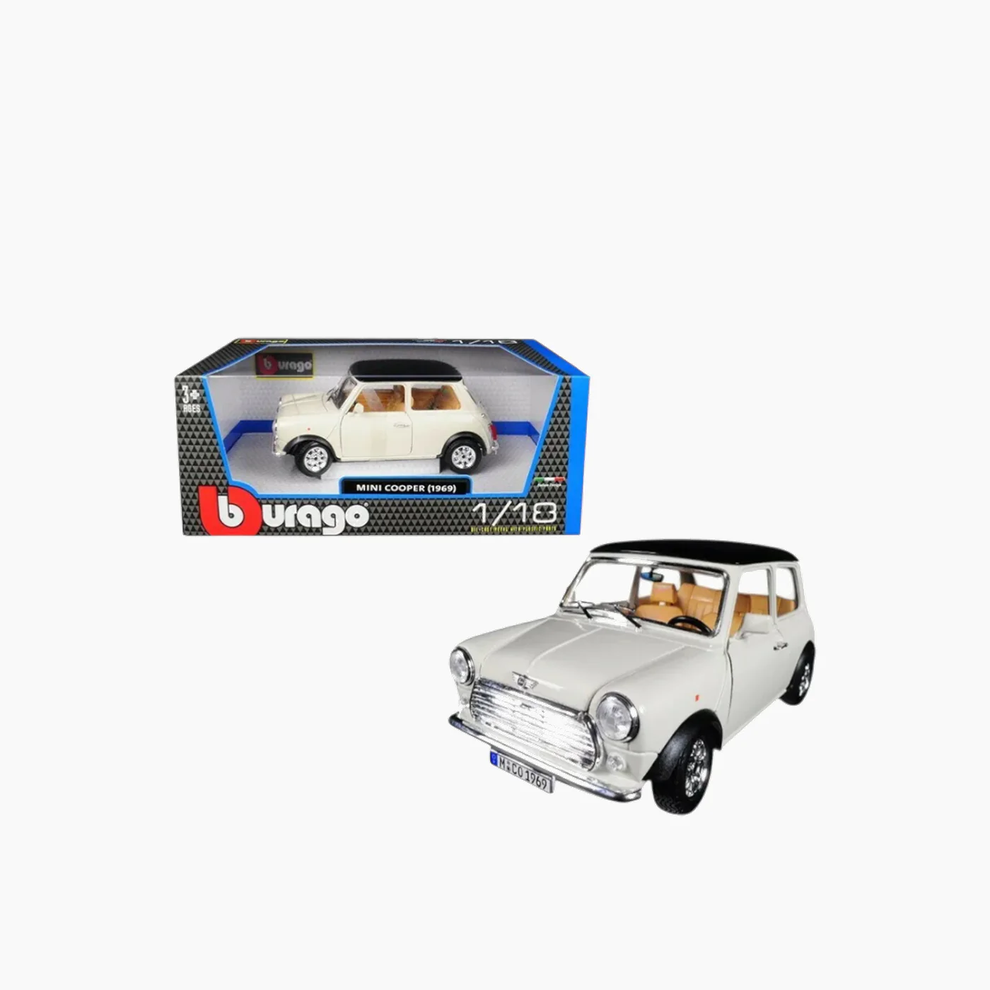 Maisto Burago MINI Cooper (1969) 1:18 Collection B - Image 5
