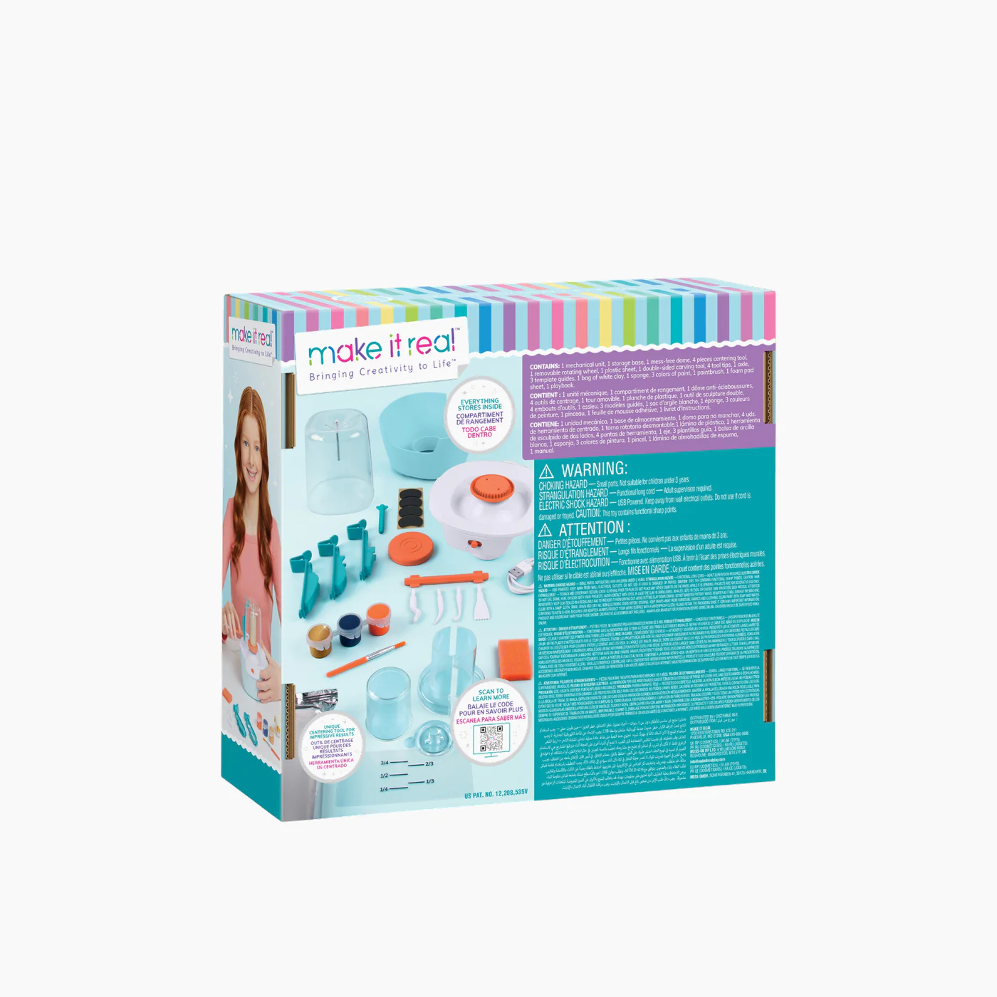 MAKE IT REAL Mini Pottery Studio- 26 Pcs - Image 3