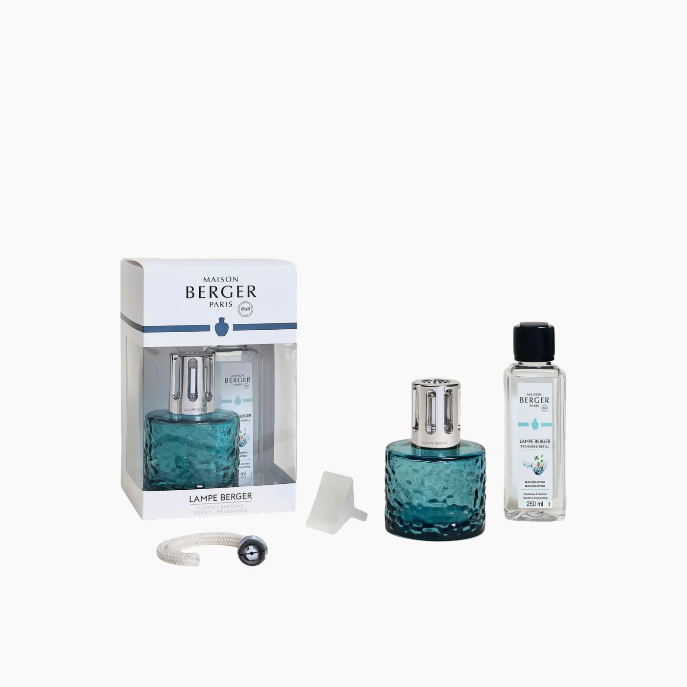 Maison Berger Paris Mirage Lamp Berger Gift Pack Blue - Image 2