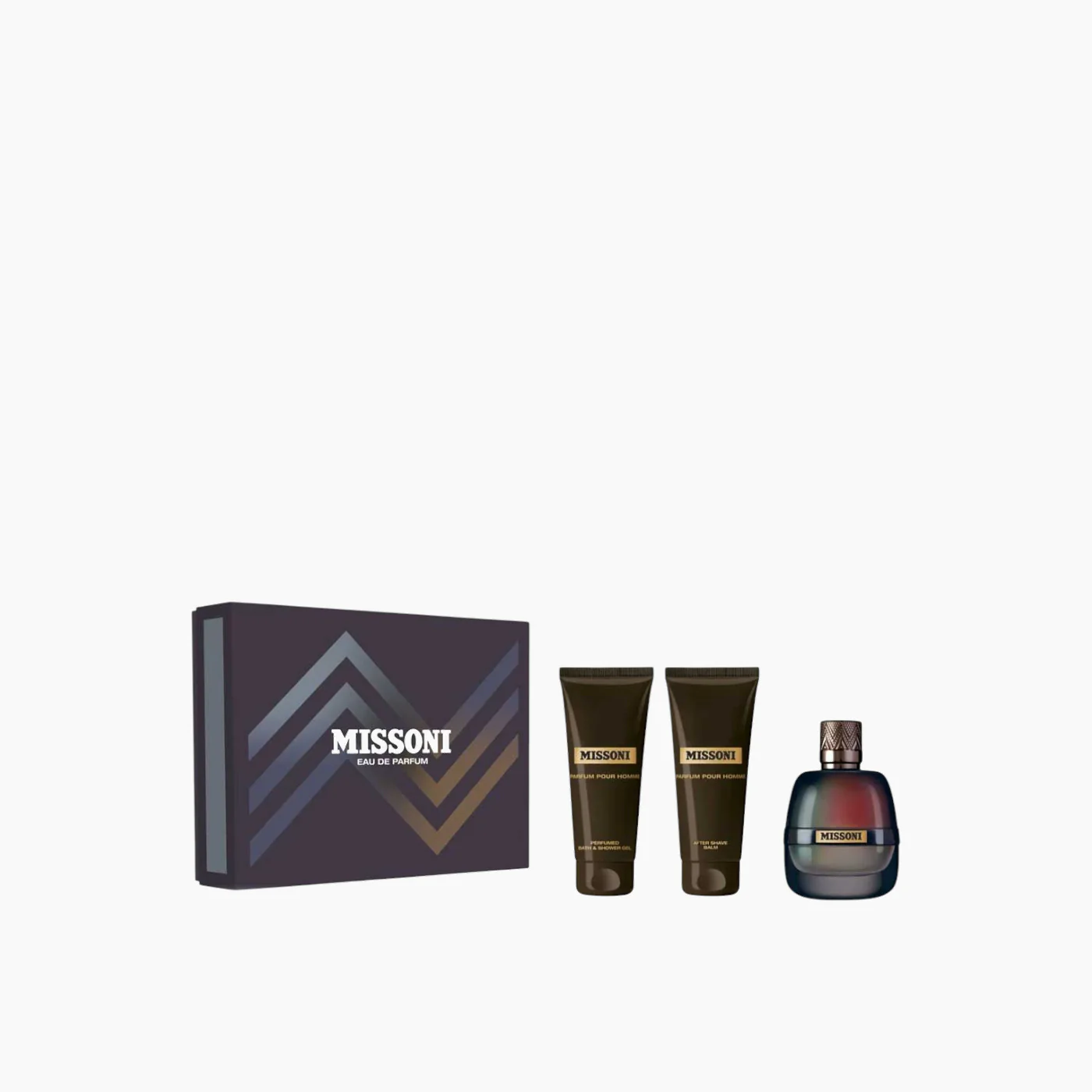 Missoni Pour Homme EDP 100Ml + Bath Shower Gel 100Ml + After Shave 100Ml Gift Set For Men