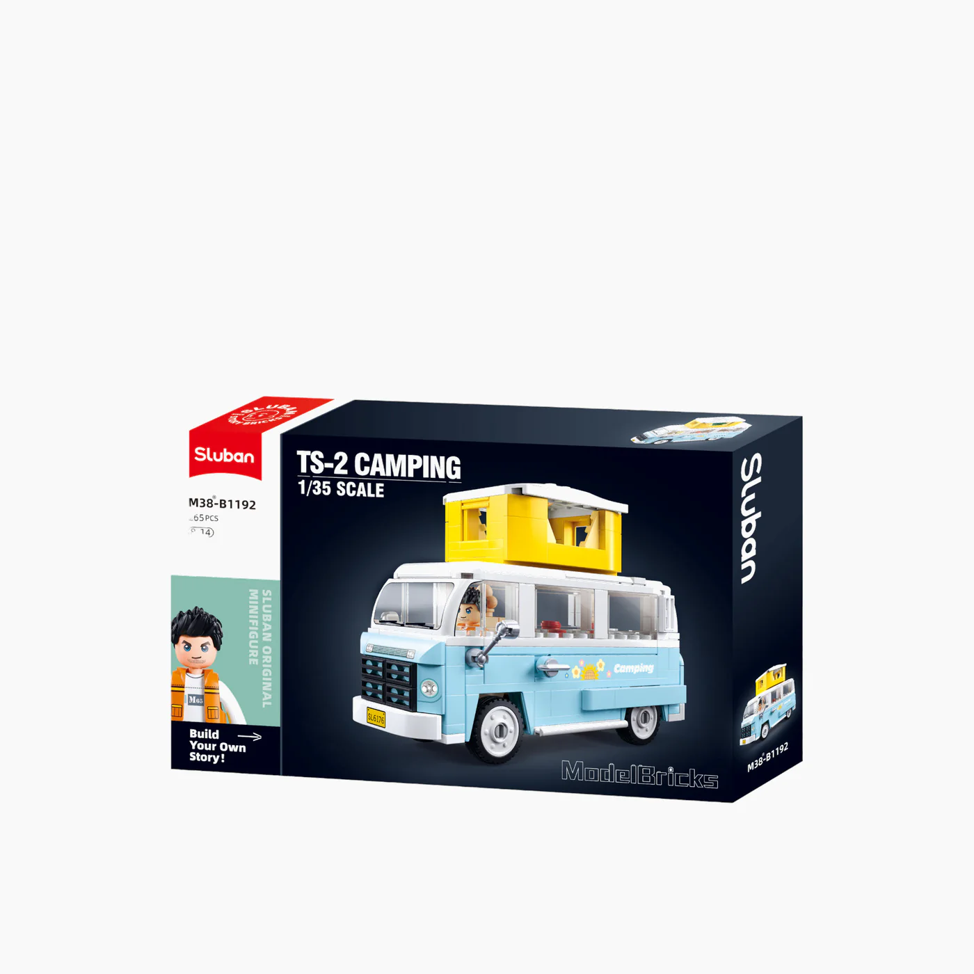 Sluban ModelBricks 1/35 TS-2 Camping Scale Model - Image 3