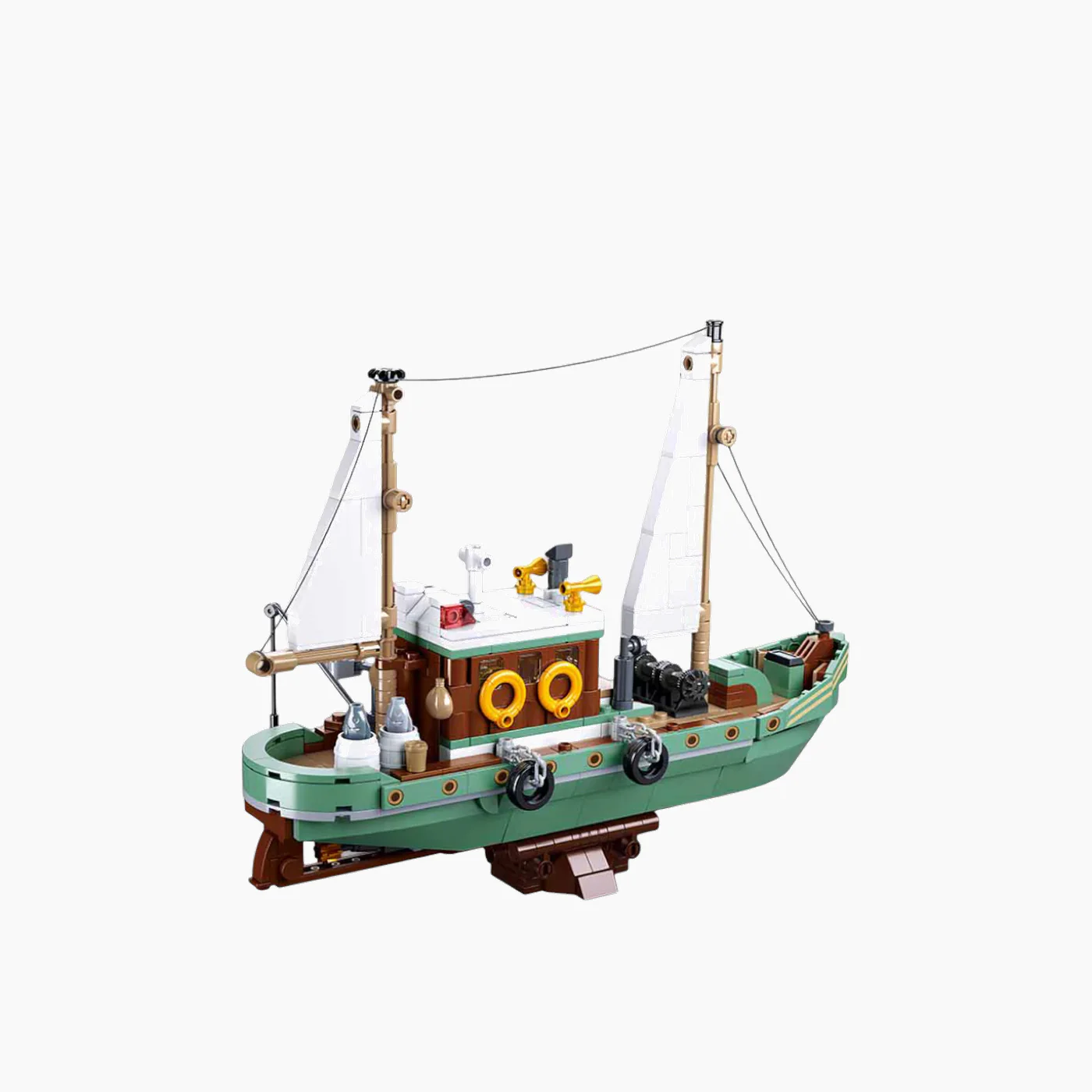 Sluban ModelBricks Fishing Boat Construction Set - Image 2