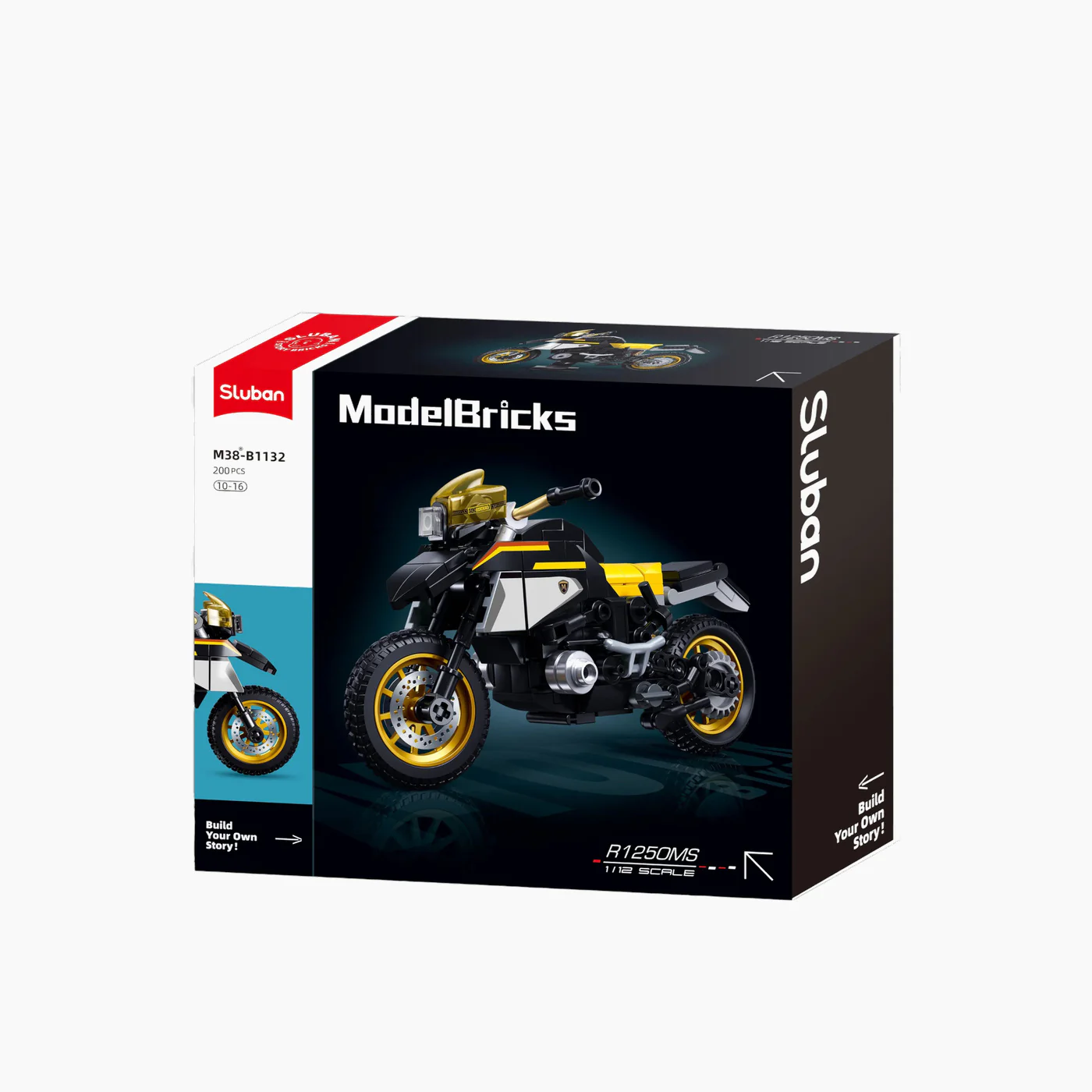 Sluban ModelBricks R1250 MS Motorcycle Scale Model - Image 2
