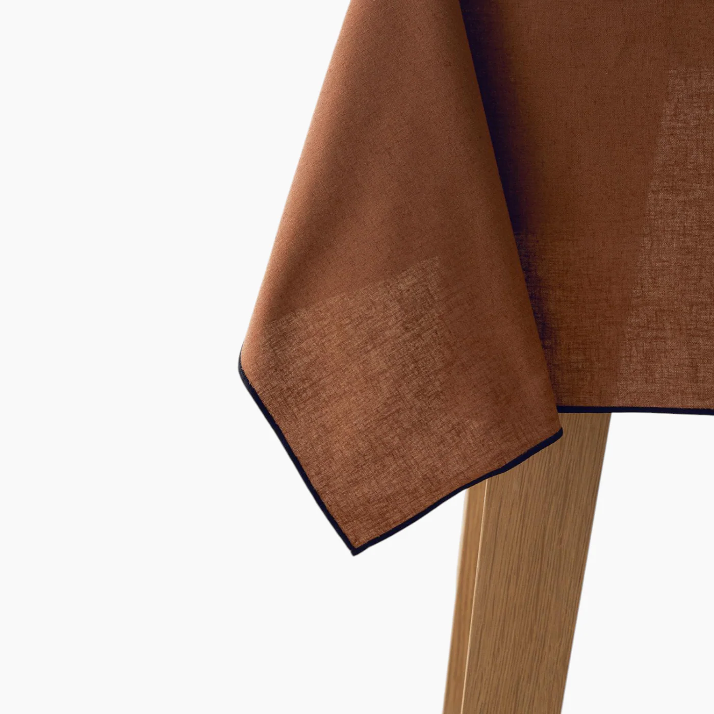 EH Living Modern Linen Cotton Table Cloth 150x220 cm Terracotta - Image 2