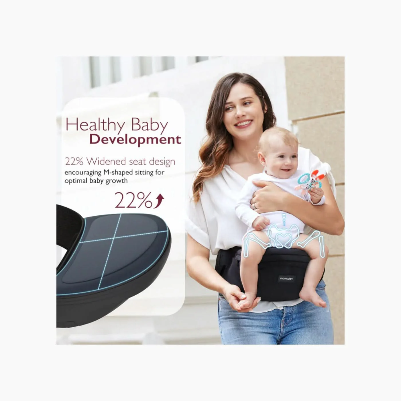 Momcozy Baby Hip Seat Carrier - Image 4