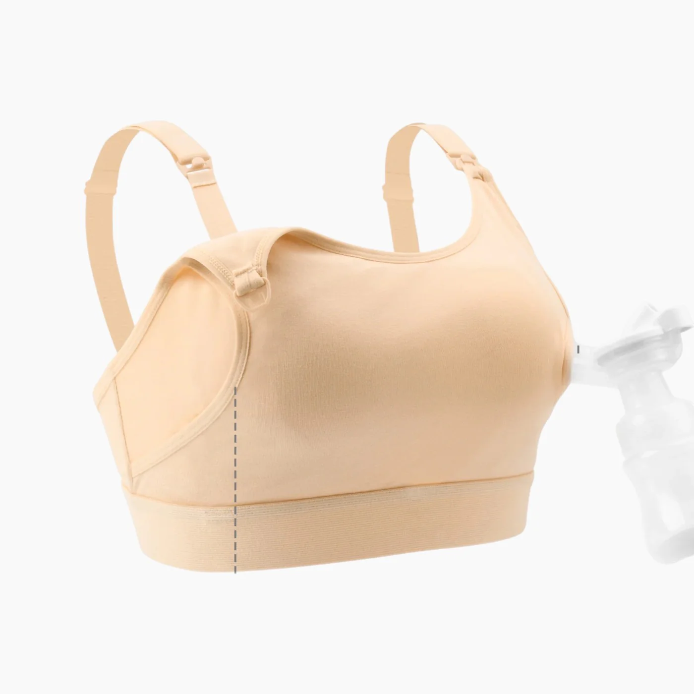 Momcozy Adjustable Nursing Bra Beige - Image 3