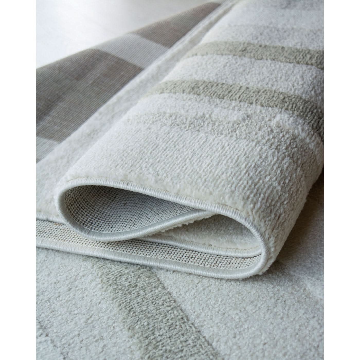 Spazio Home Monochrome Herringbone Rug - Image 11
