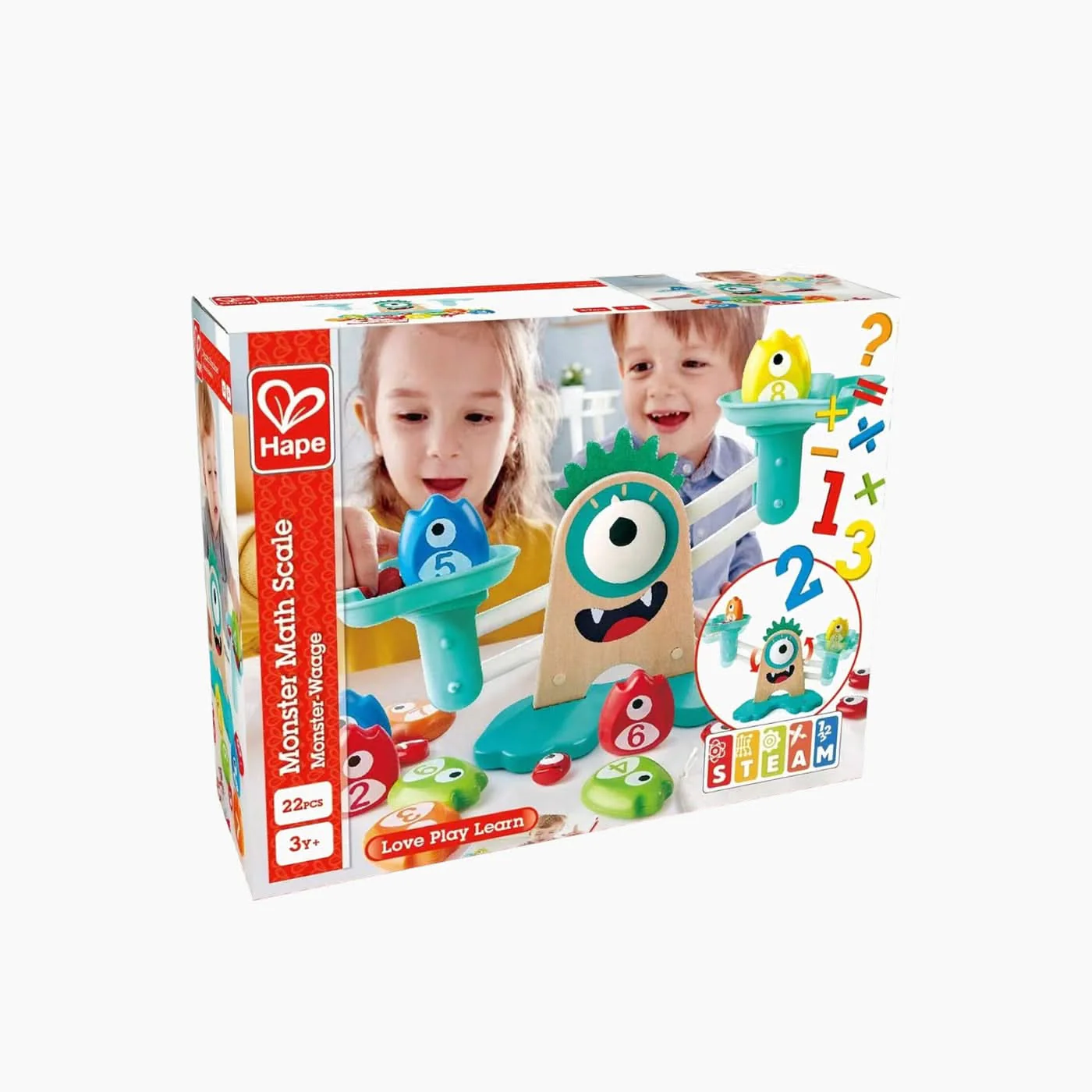 Hape Monster Math Scale Toy - Image 3
