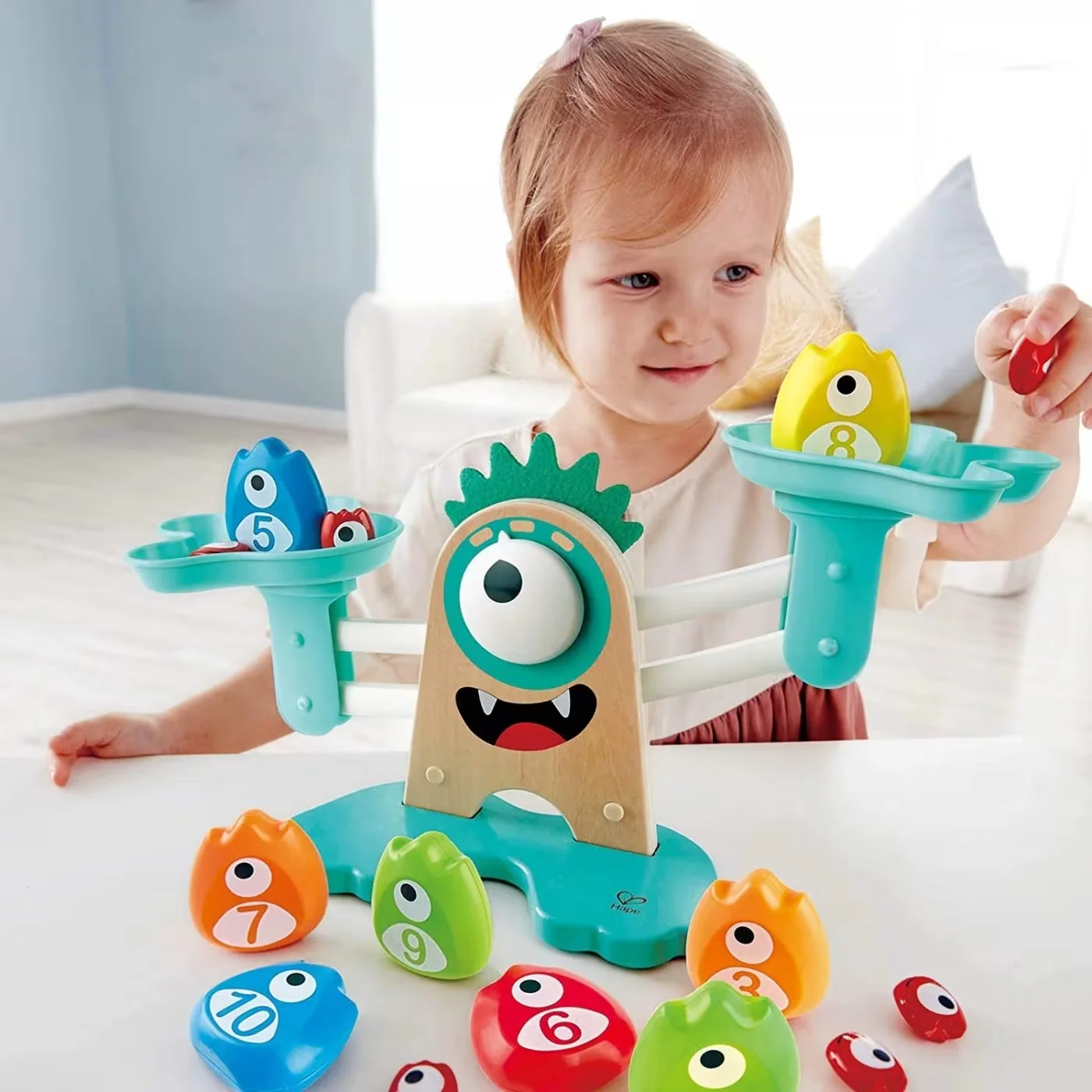 Hape Monster Math Scale Toy - Image 5
