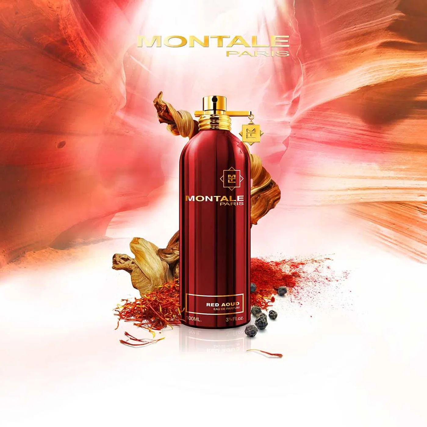 Montale Red Aoud EDP 100ML Unisex - Image 3