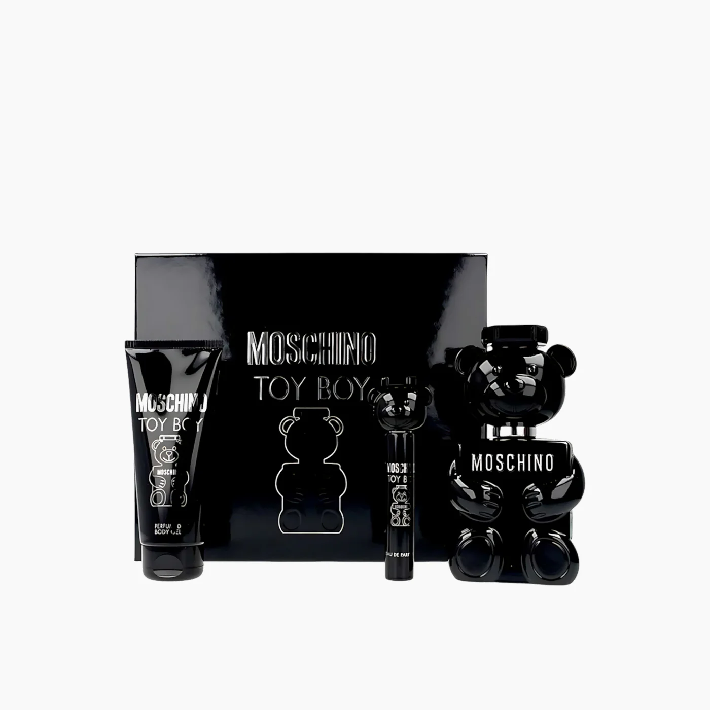 Moschino Toy Boy EDP 100Ml + EDP 10Ml + Body Gel 100Ml Gift Set For Men