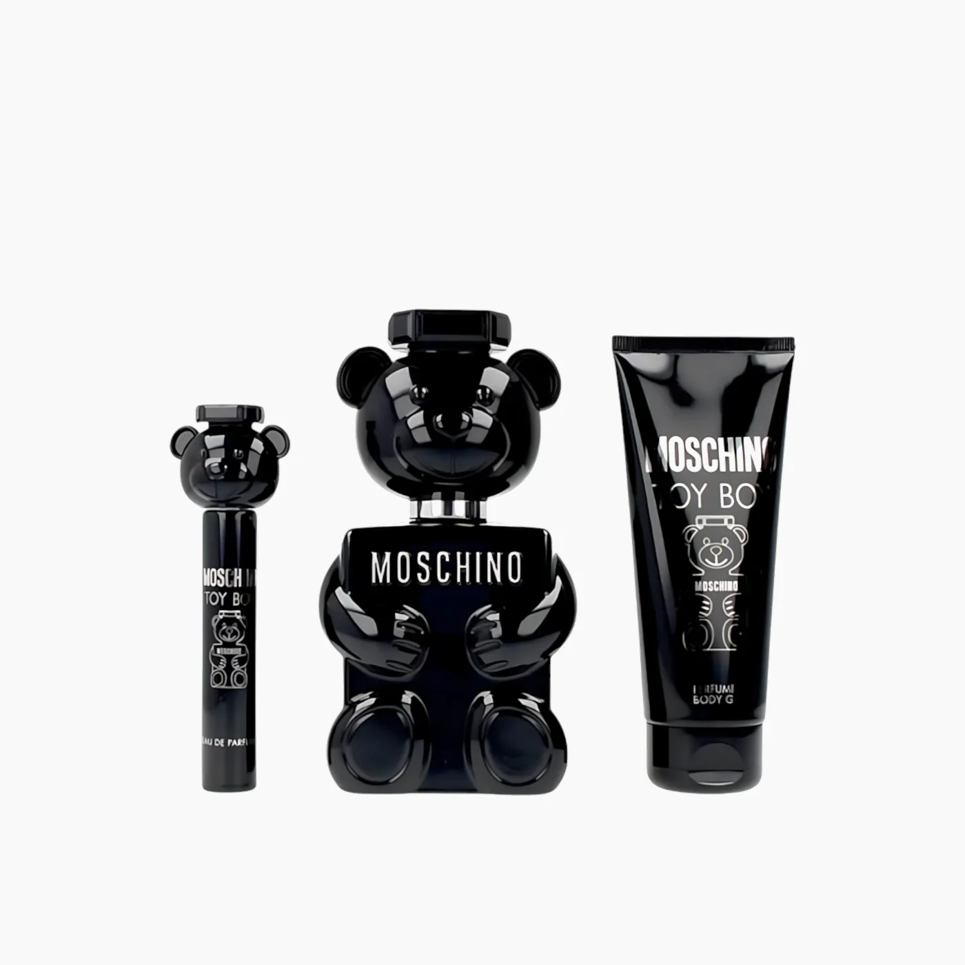 Moschino Toy Boy EDP 100Ml + EDP 10Ml + Body Gel 100Ml Gift Set For Men - Image 2