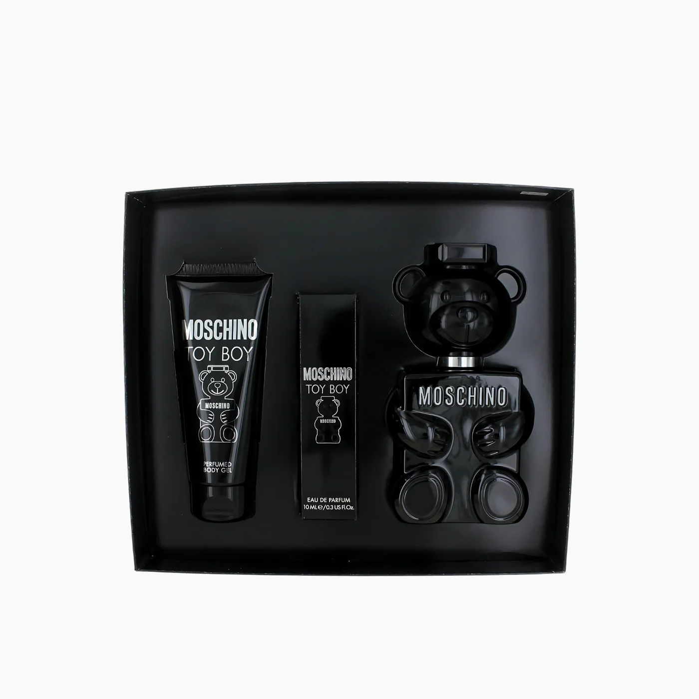 Moschino Toy Boy EDP 100Ml + EDP 10Ml + Body Gel 100Ml Gift Set For Men - Image 4