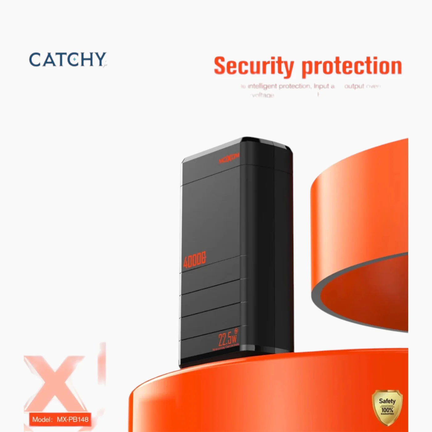 Moxom MX-PB171 2 Built-in Connectors With Flashlight Power Bank (50000mAh) - Image 2