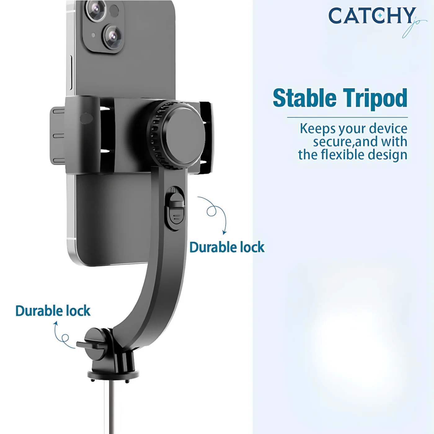 Moxom MX-SS11 Gimbal Stabilizer Tripod Selfie Stick - Image 2