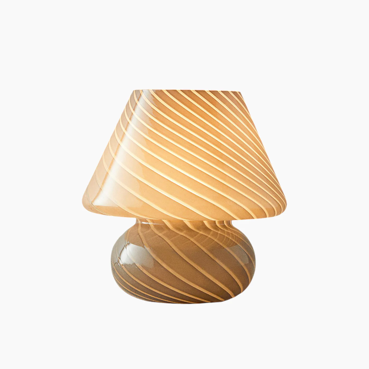 EH Living Mushroom Glass Table Lamp