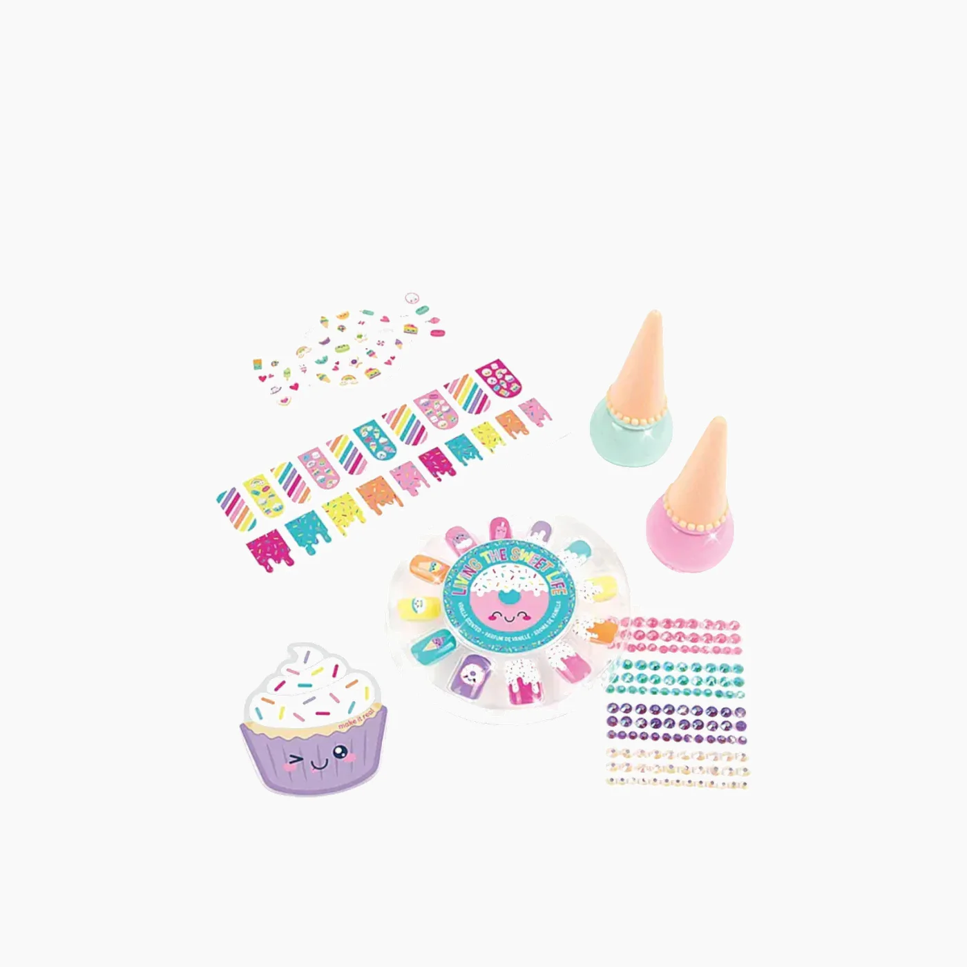 MAKE IT REAL Nail Candy Cosmetic Set- 12 Pcs - Image 4
