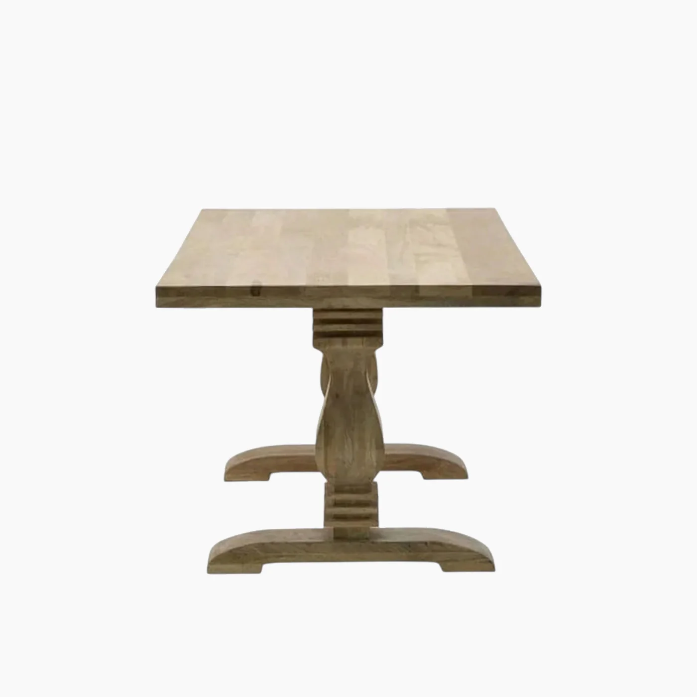 Natural Wood Dining Table - Image 2