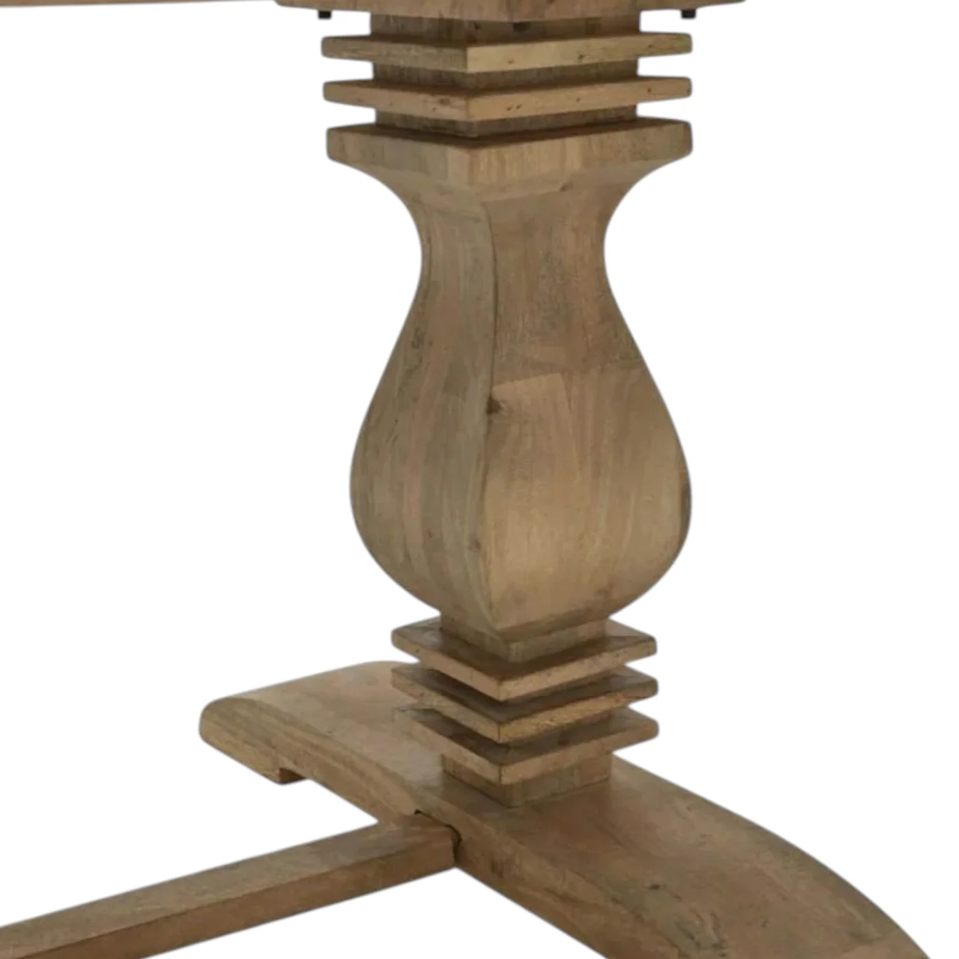 Natural Wood Dining Table - Image 5