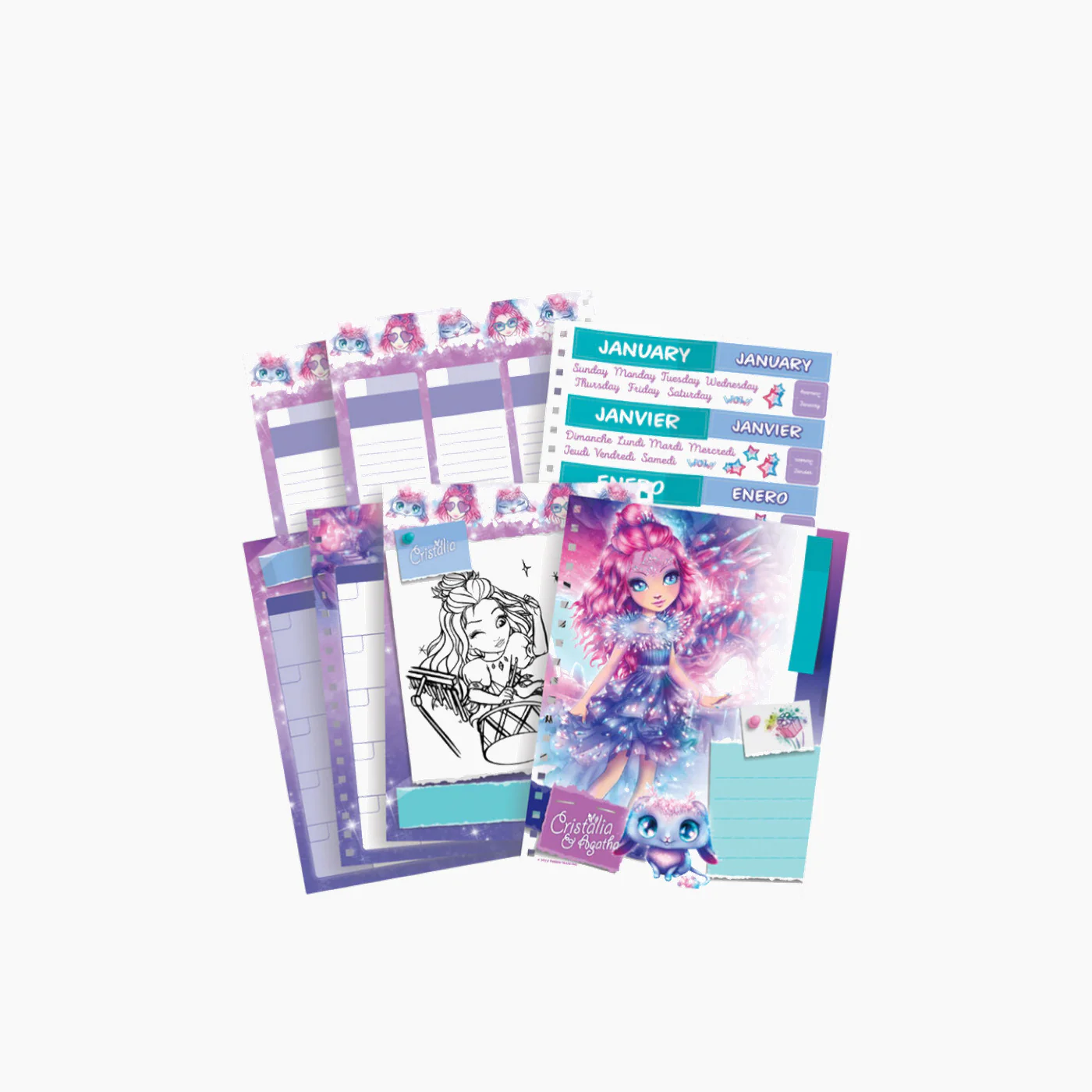 Nebulous Stars Daily Planner – Series 4 (Cristalia & Agatha) - Image 4