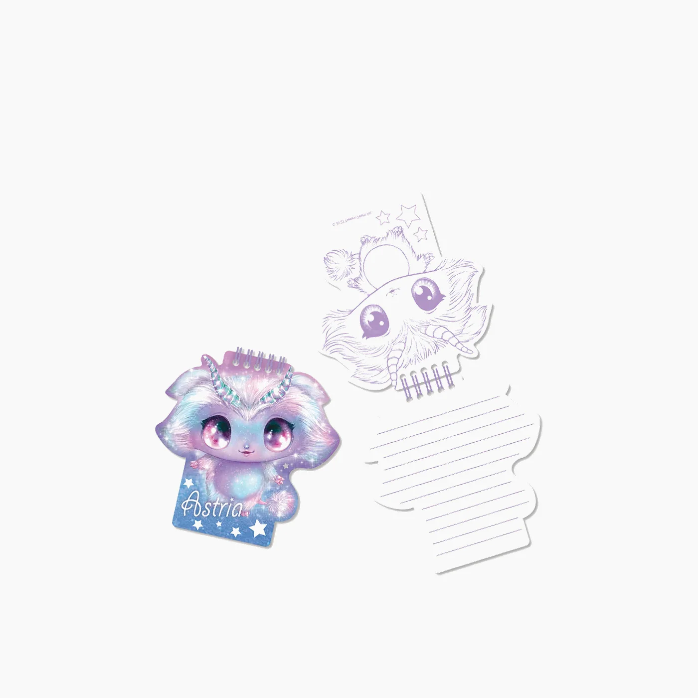 Nebulous Stars Fuzzy Large Notebook – Astria - Image 3