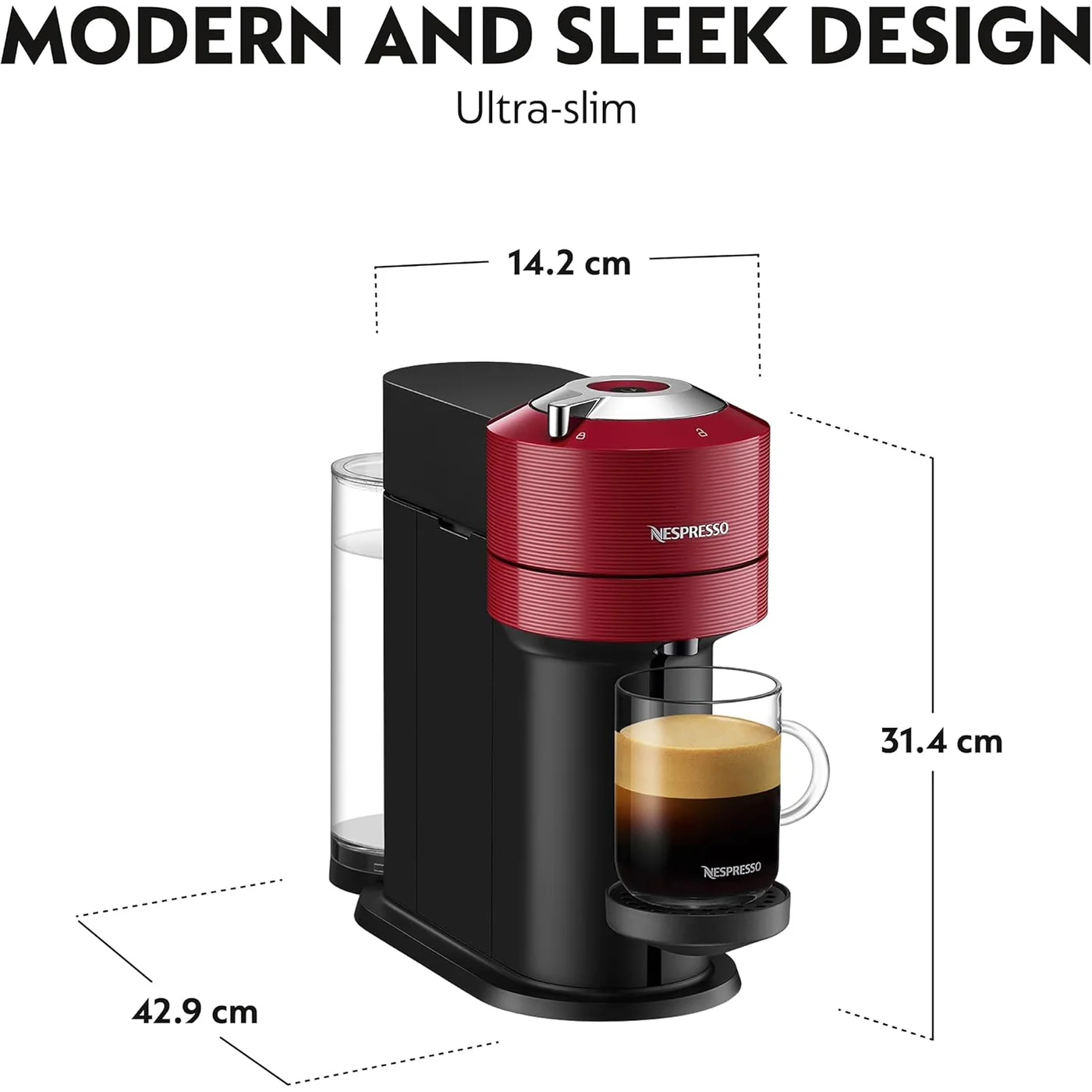 Nespresso Vertuo Next Cherry Red - Image 6