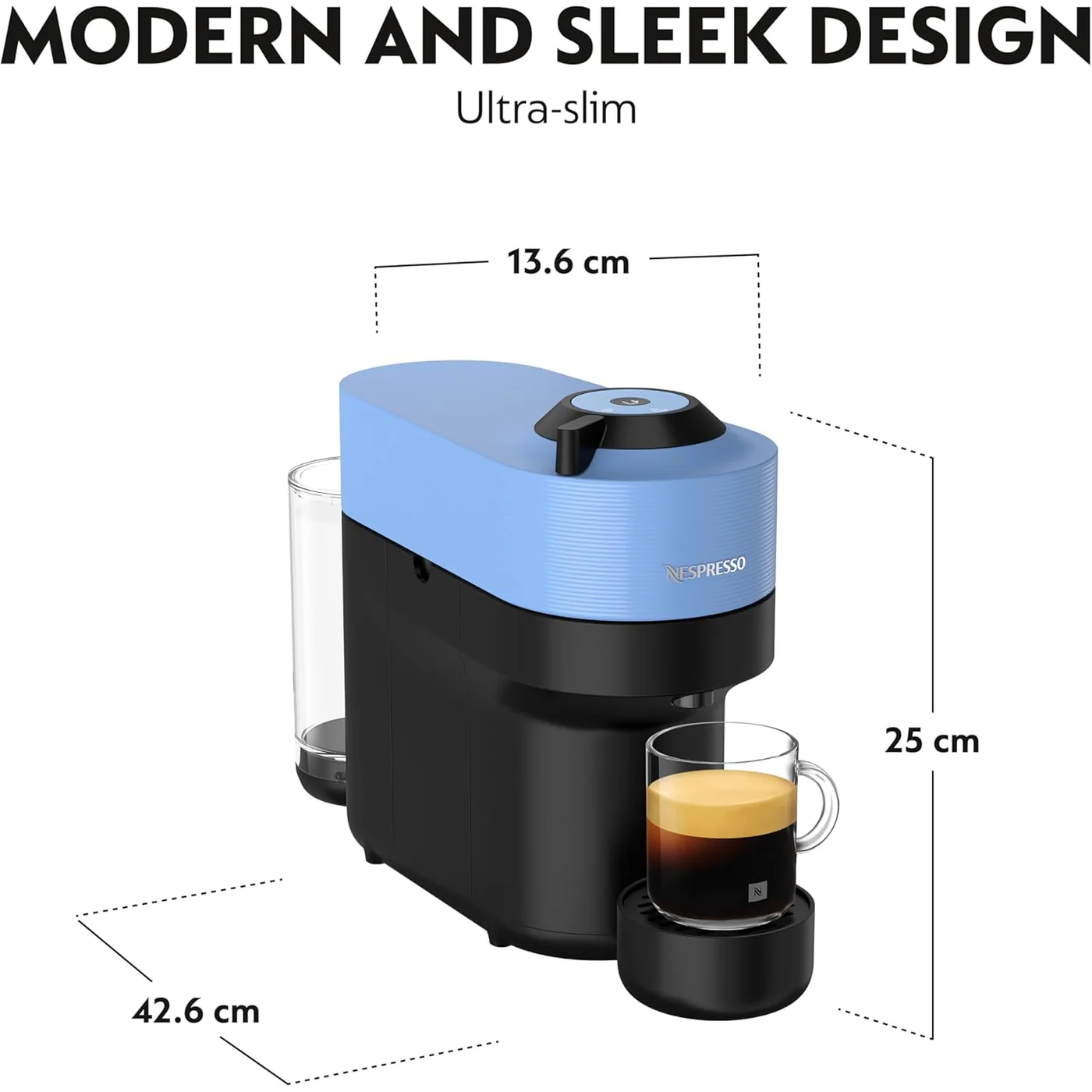Nespresso Vertuo Pop Pacific Blue - Image 5