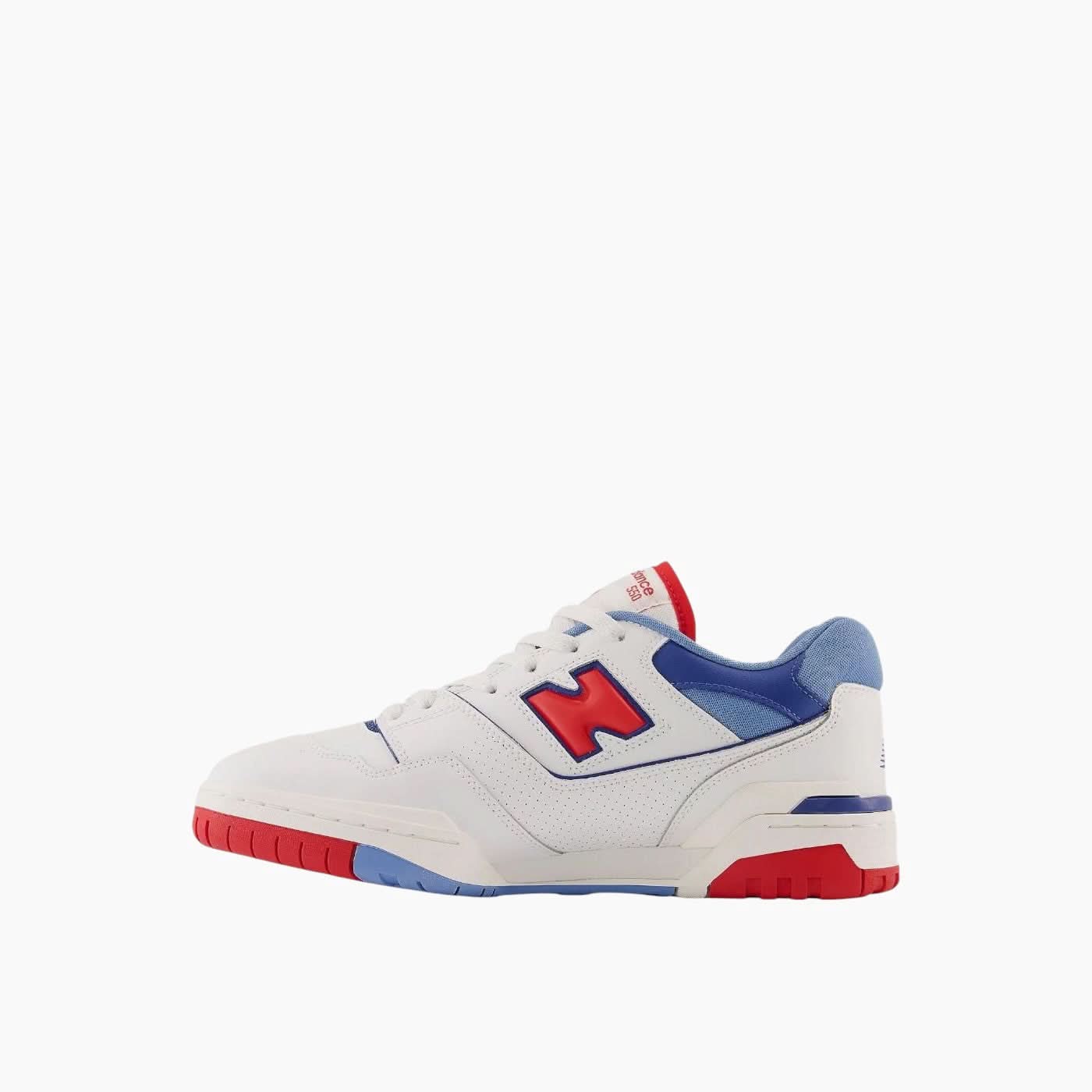 New Balance 550 Red Atlantic Blue Sneakers - Image 3