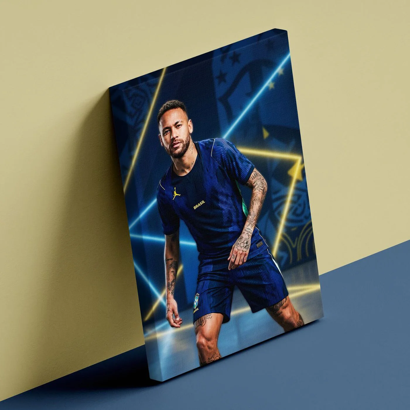 Neymar A4 Canvas Print - Image 3