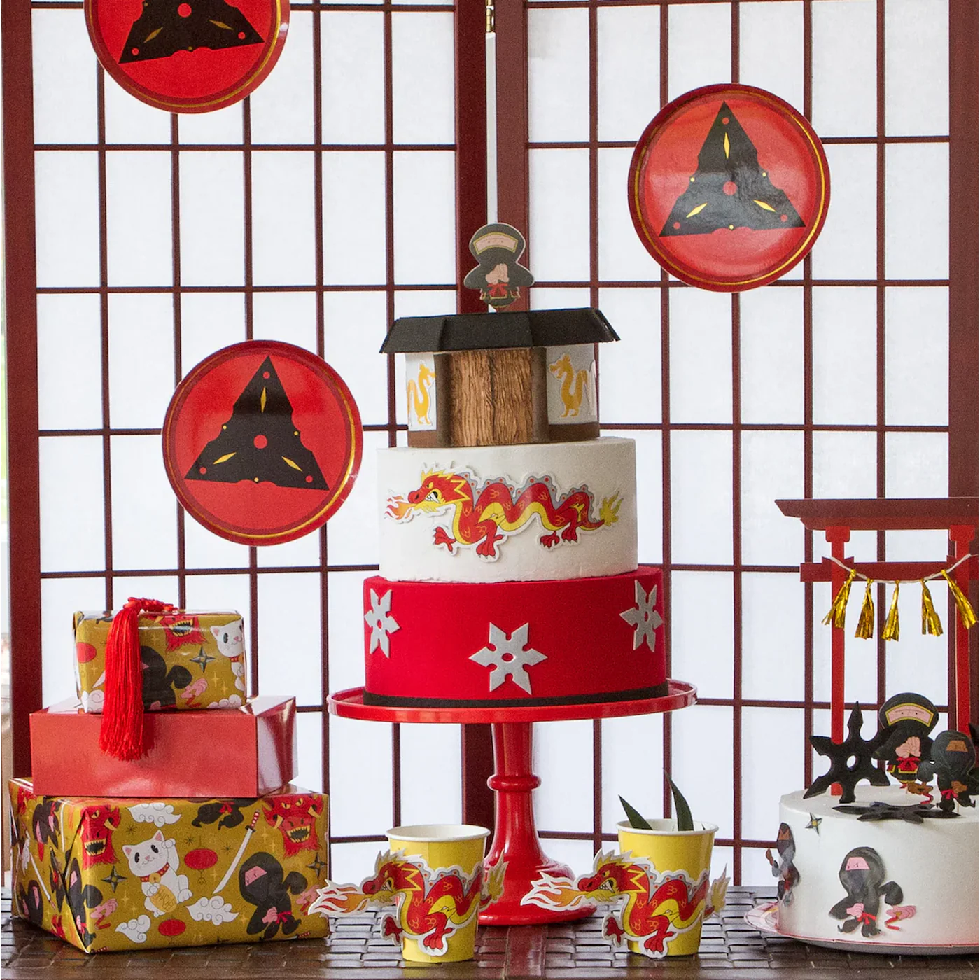 Ma Fete Ninja Dessert Plates - Set of 8 - Image 10