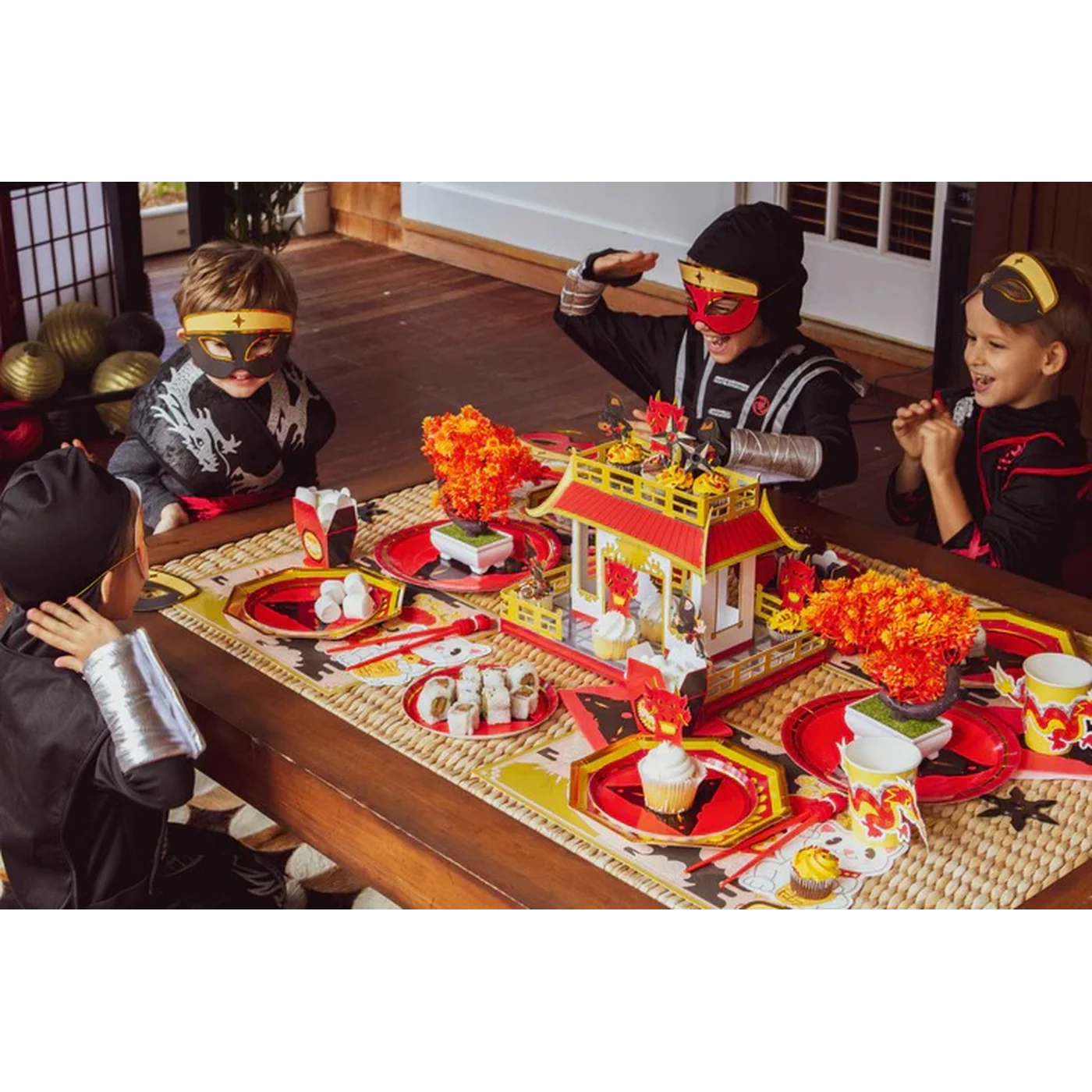 Ma Fete Ninja Dessert Plates - Set of 8 - Image 2