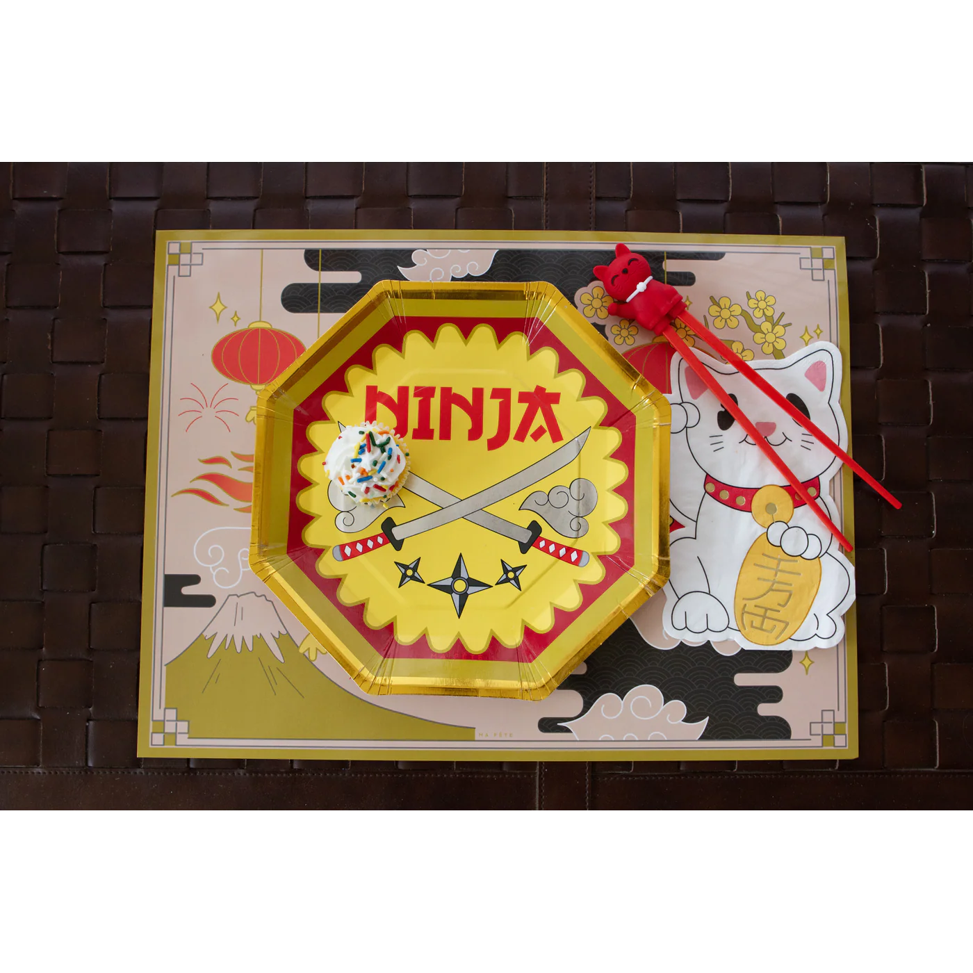 Ma Fete Ninja Dinner Plates - Pack of 2 - Image 3