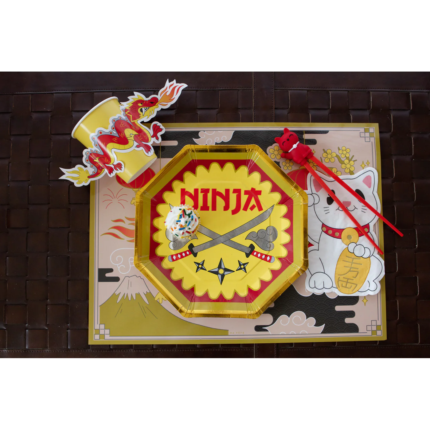 Ma Fete Ninja Dinner Plates - Pack of 2 - Image 4