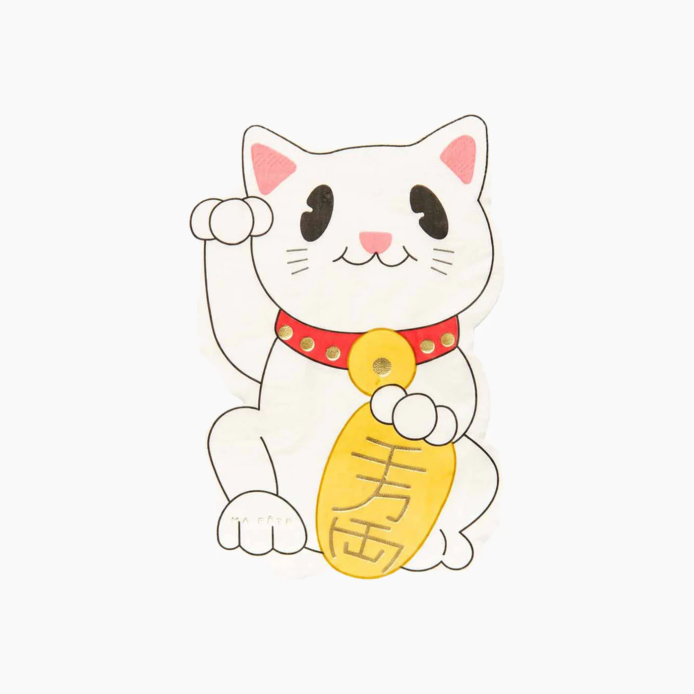 Ma Fete Lucky Cat Napkins - Set of 24