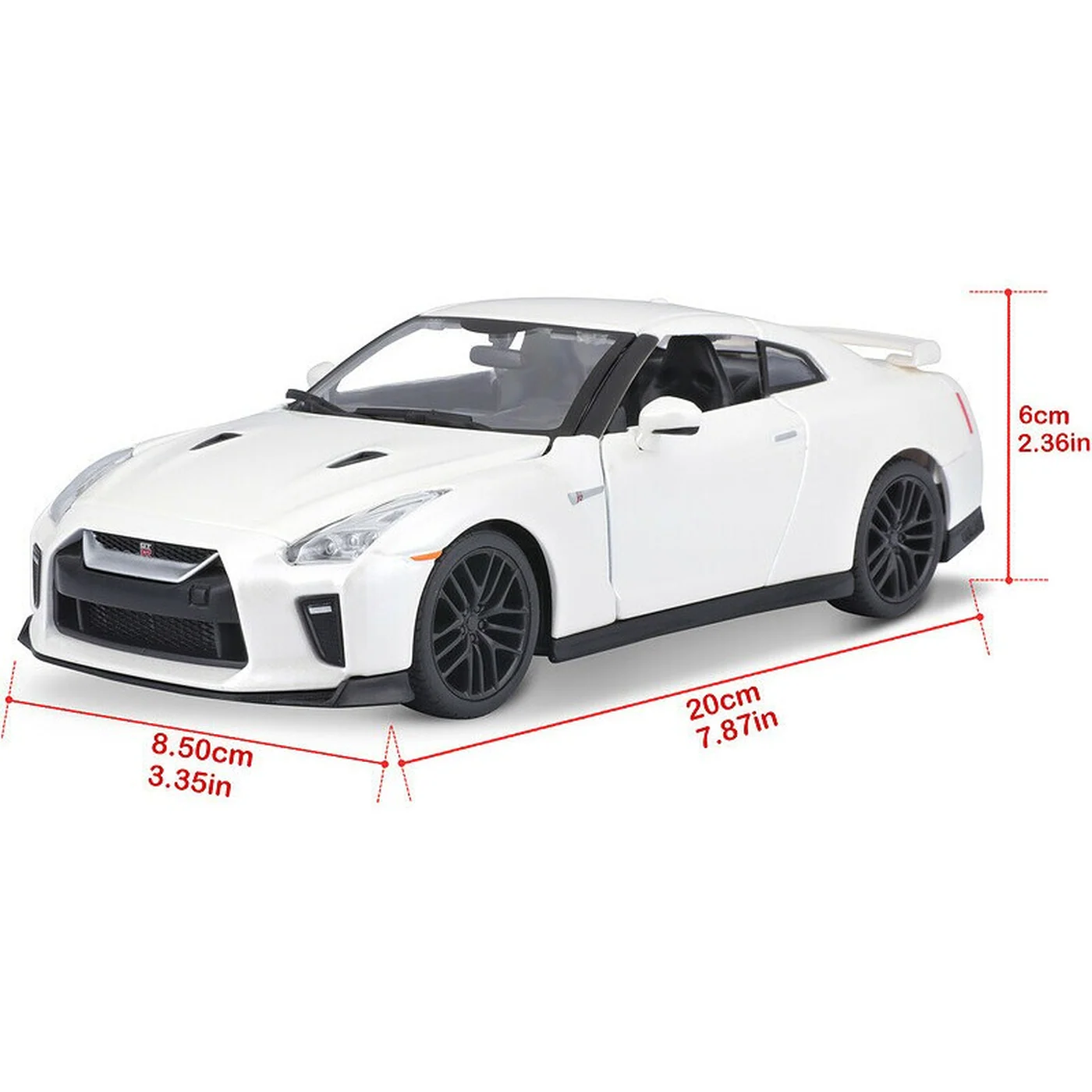 Maisto Burago Nissan GT-R 1:24 Collection A (No Stand) - Image 10
