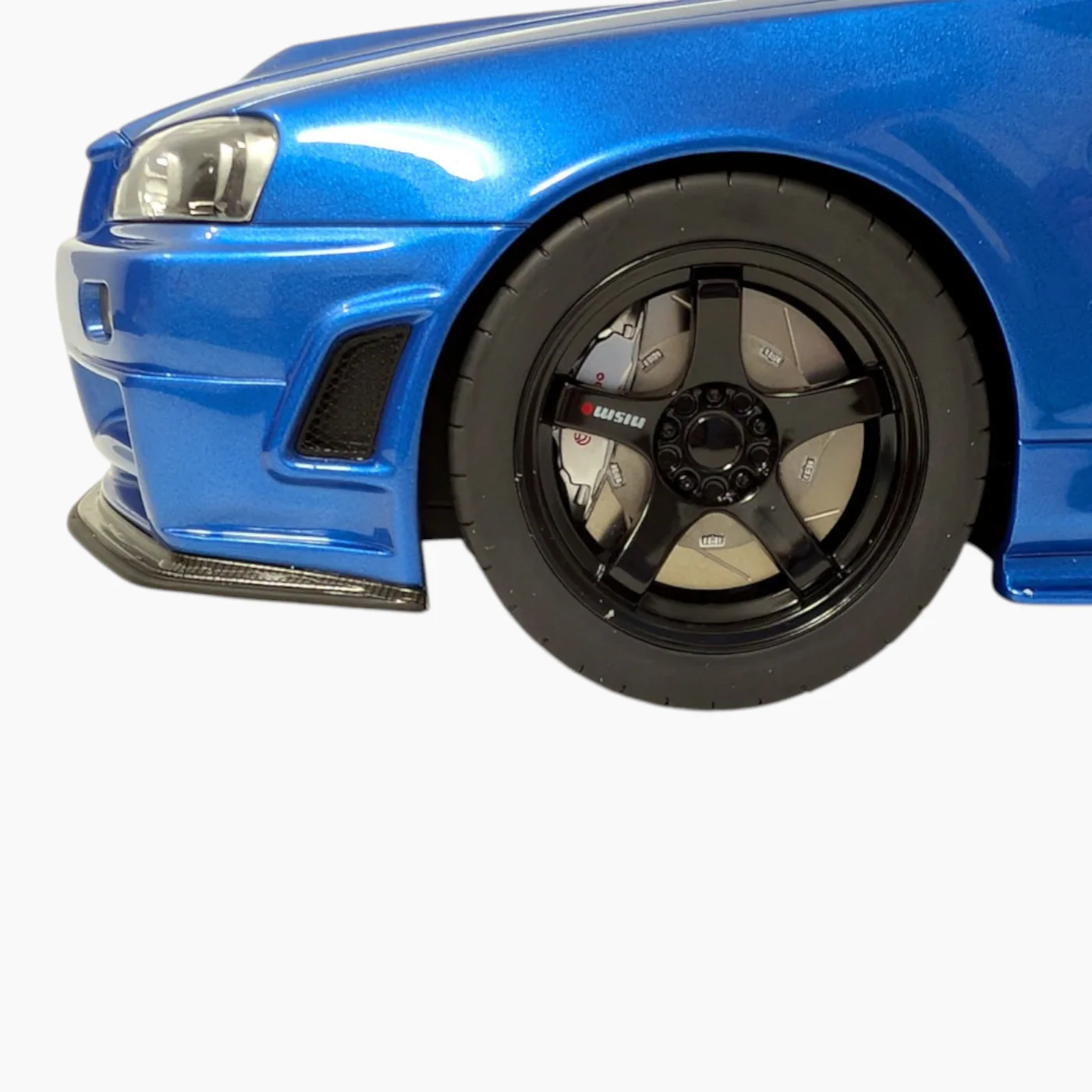 OttoMobile Nissan GT-R R34 Blue 1:12 Scale Model Car - Image 10