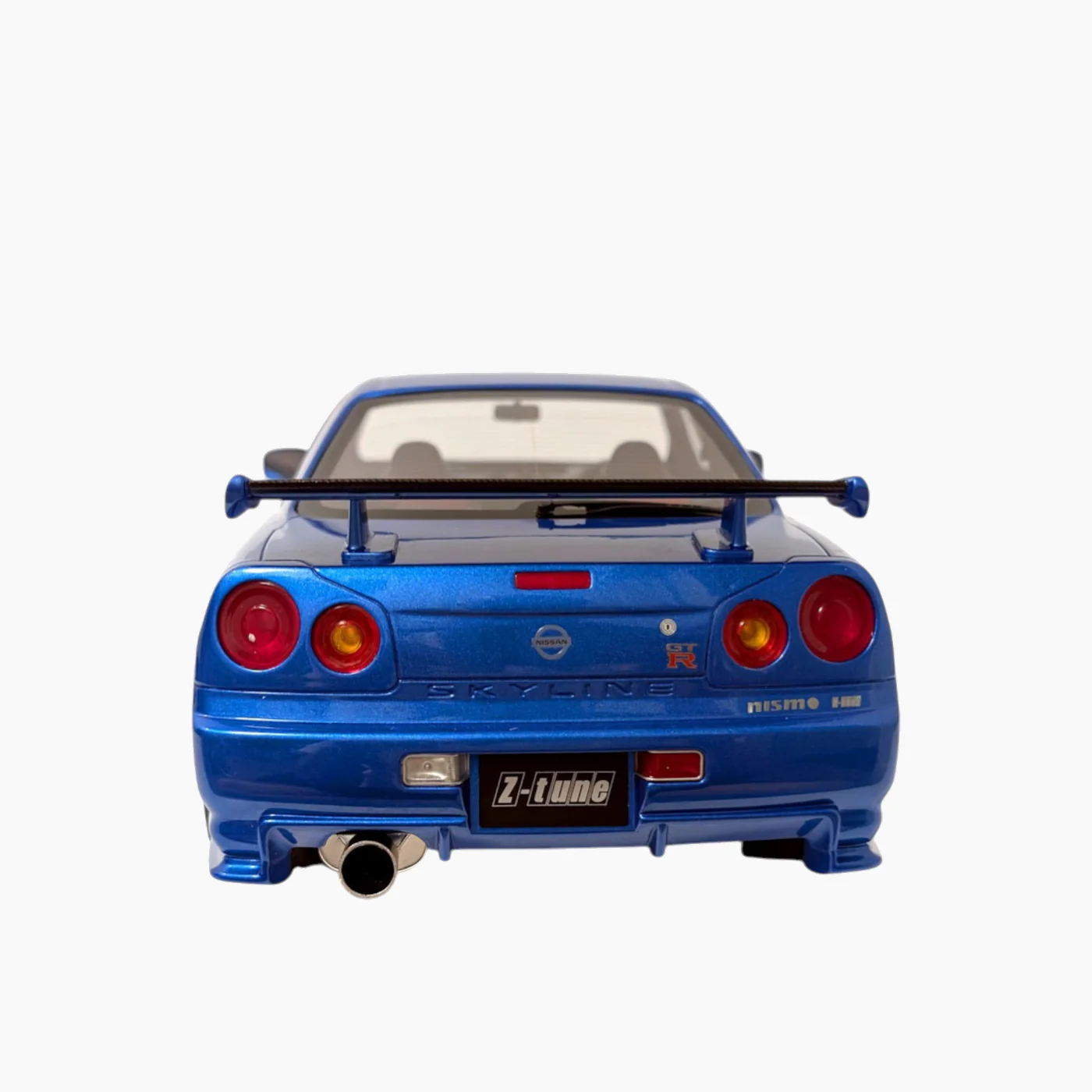 OttoMobile Nissan GT-R R34 Blue 1:12 Scale Model Car - Image 8