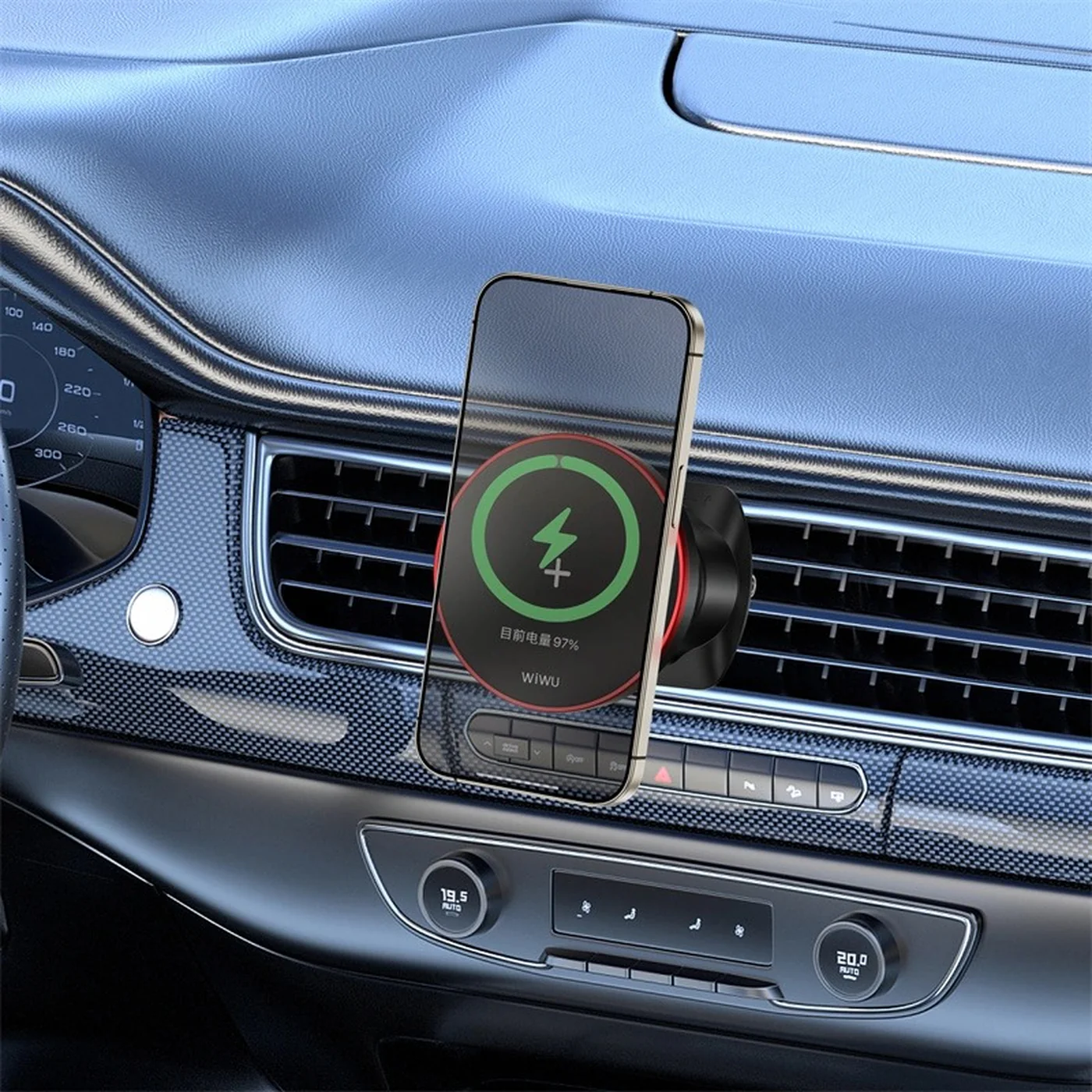 Wiwu CH-316 Car Wireless Charger - Image 4