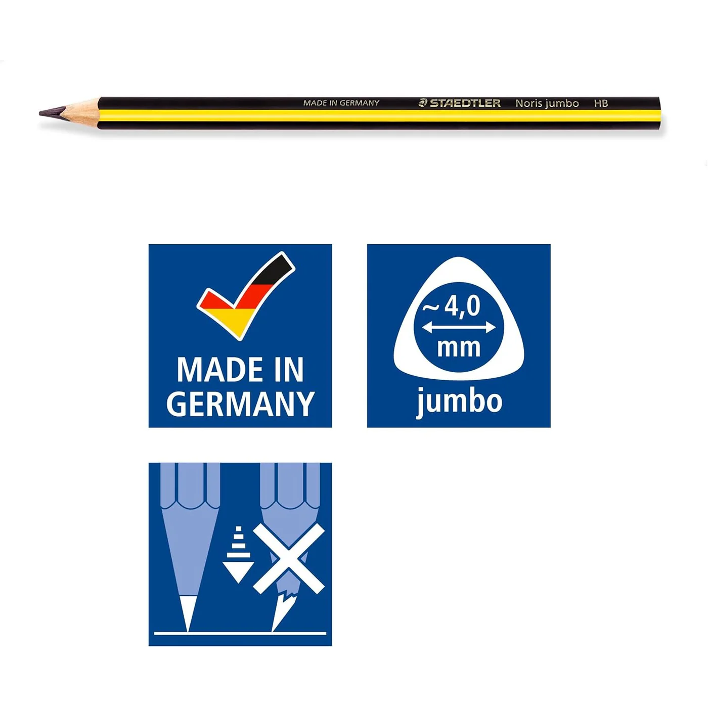 Staedtler Noris Jumbo Pencil - Image 4