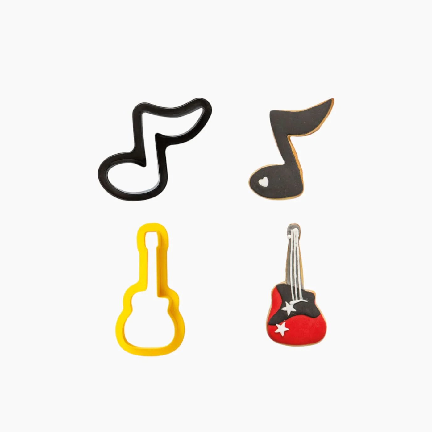 Decora Note and Guitar Cookie Cutters - Image 2