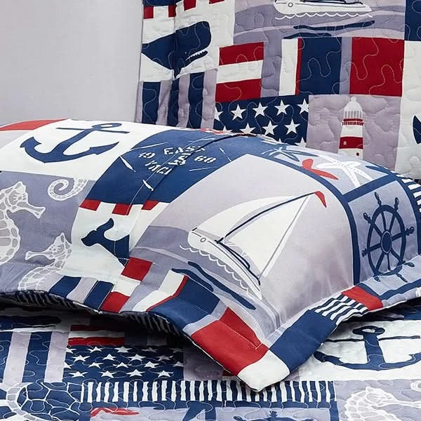 Nova Home Aganta Printed Bedspread Set - Image 4