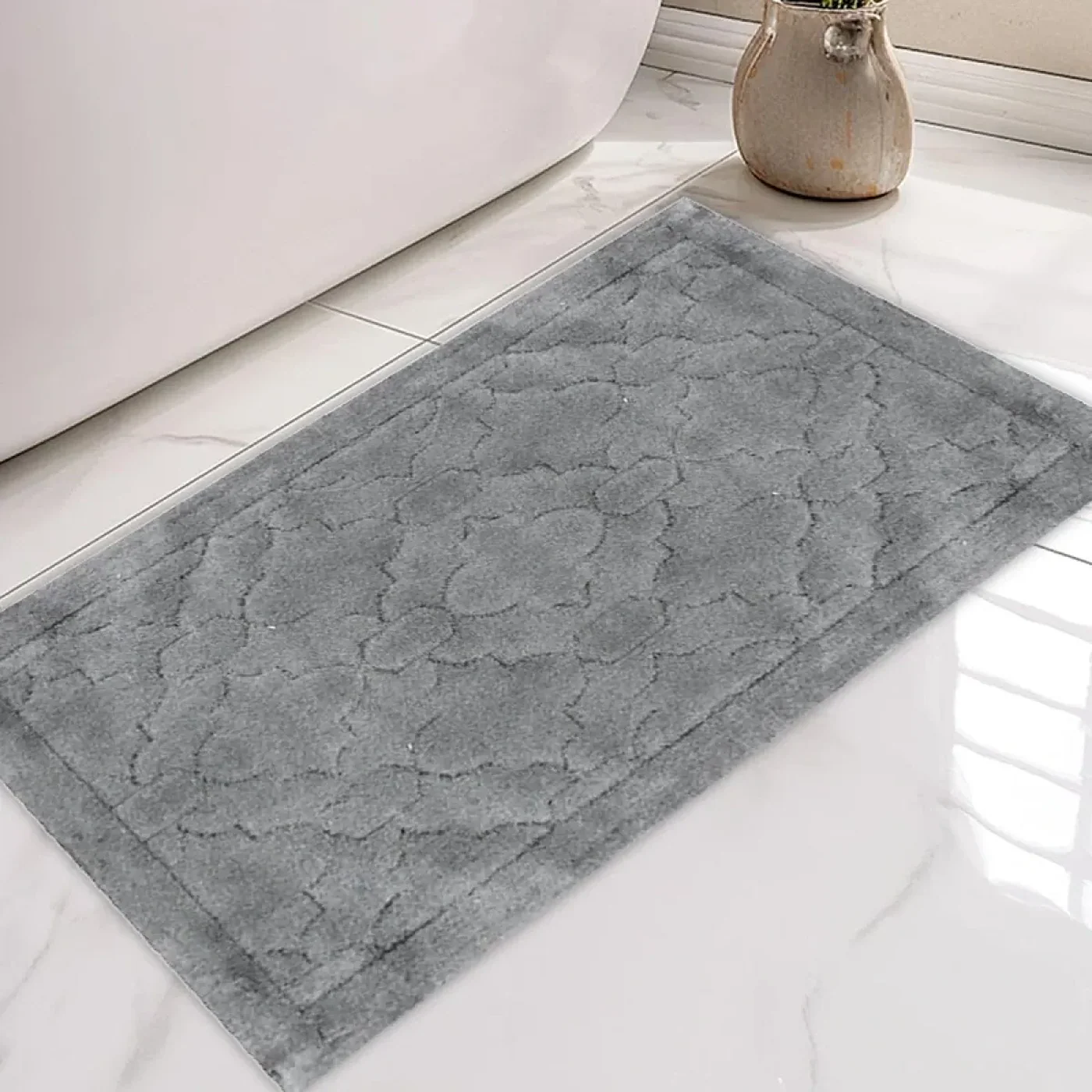 Nova Home Albana Cotton Bath Rug Set - 2Pcs - Image 8