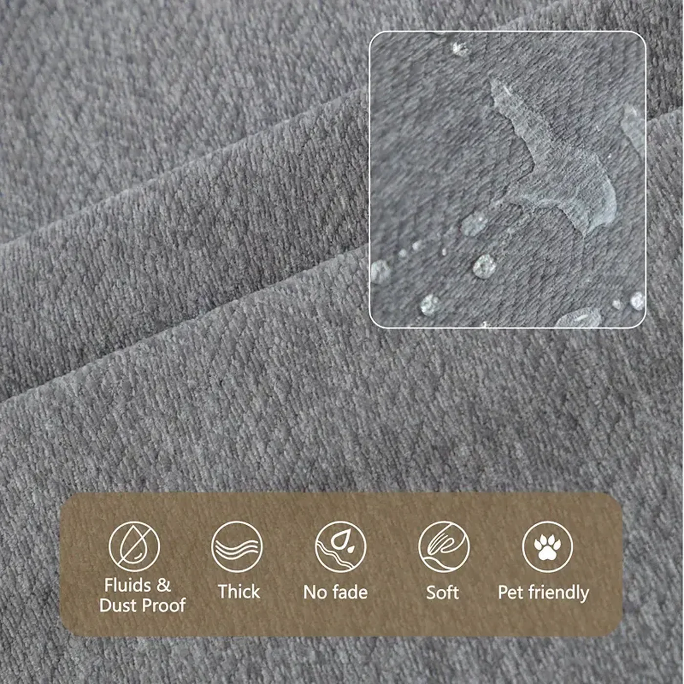 Nova Home Harmonic Chenille Sofa Cover - Image 2