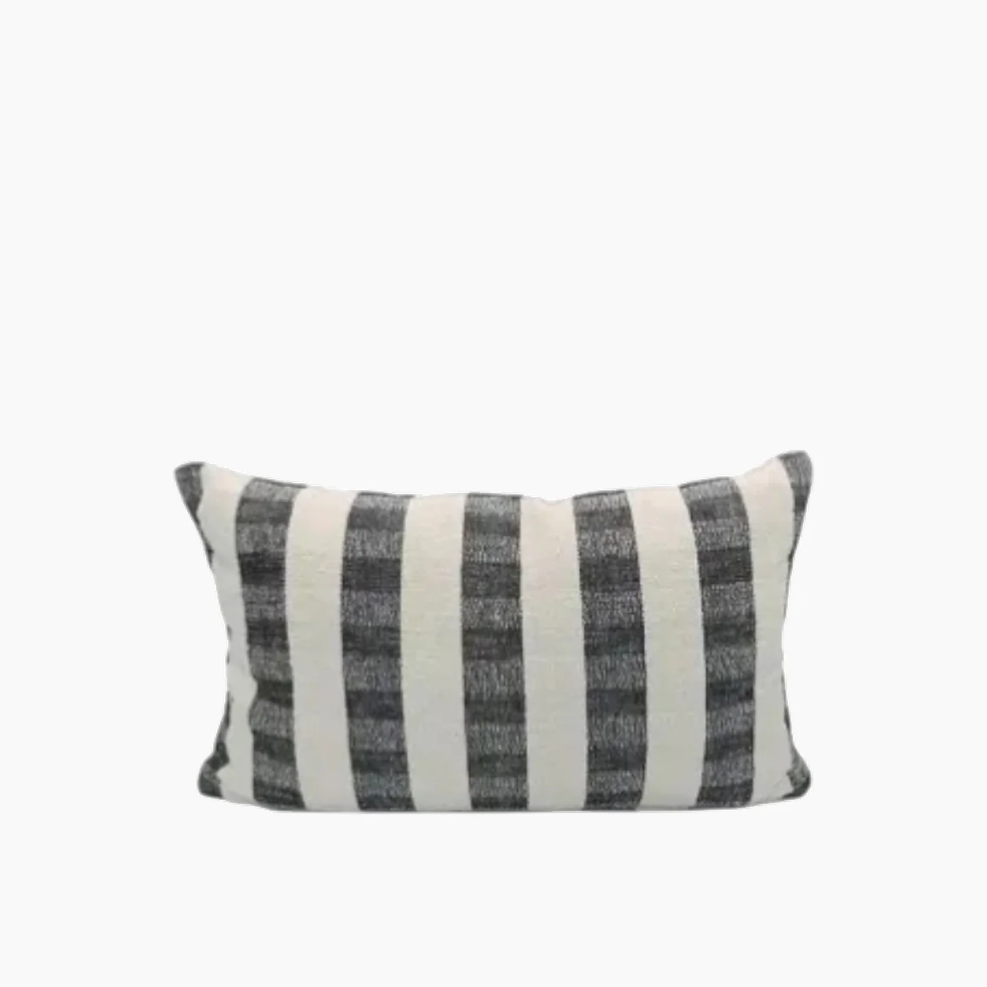 Nova Home Sarla Handmade Embroidered Cushion Cover - 35X55 Cm - Grey