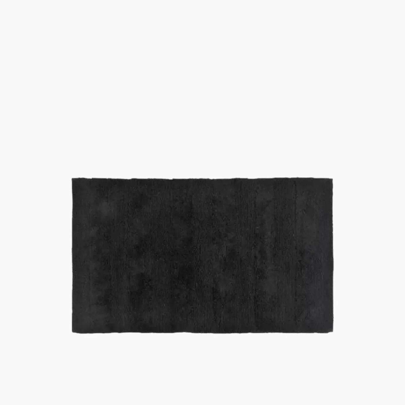 Nova Home Zuri Reversible Woven Rug - 100% Cotton - 60X90 Cm - Black