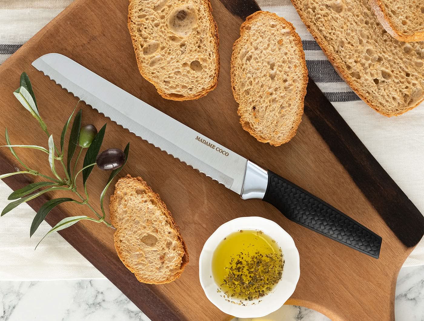 Madame Coco Nuit Bread Knife - Image 2