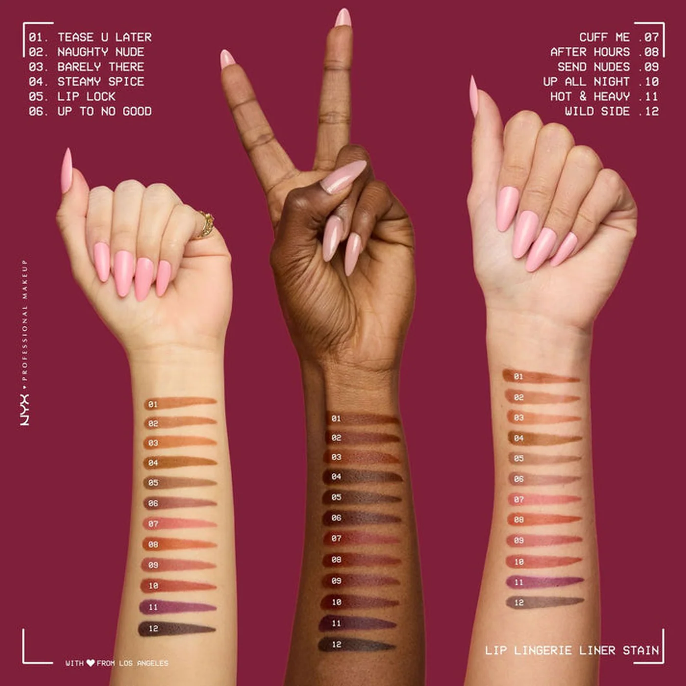 NYX Professional Makeup Lip Liner Stain Naughty Nude - Image 3